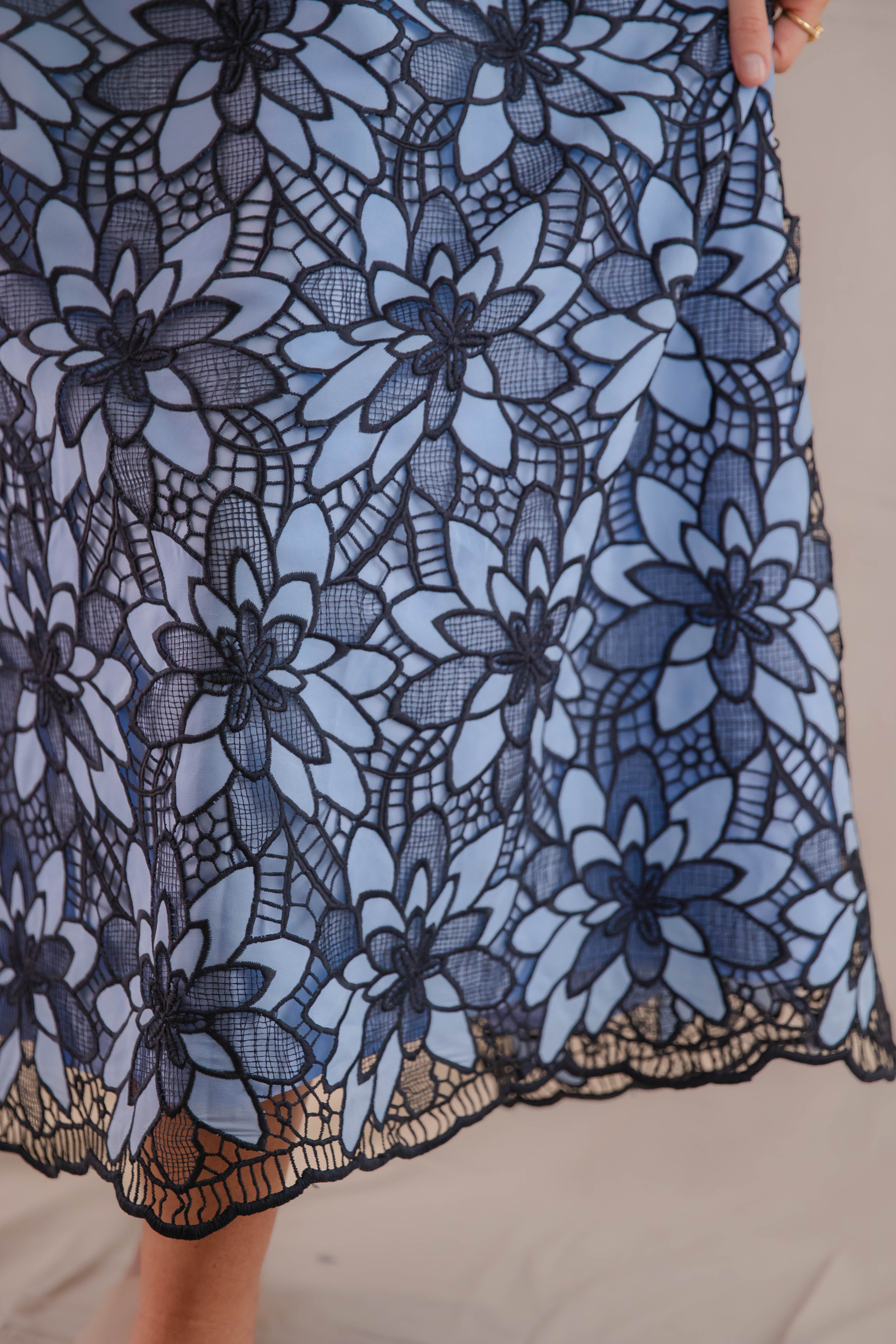 Out Of The Blue Midi Dress