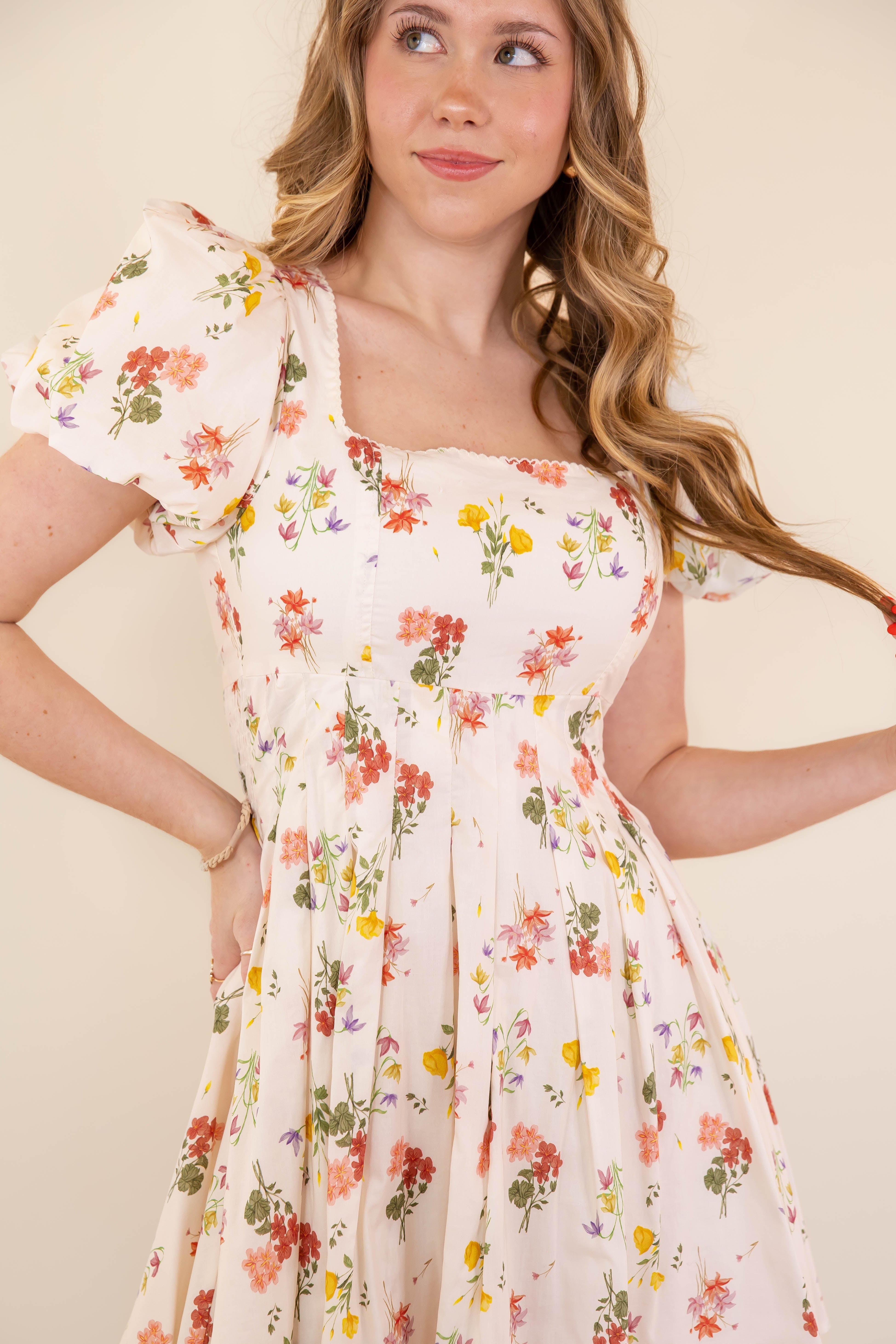 My Summer Garden Mini Dress