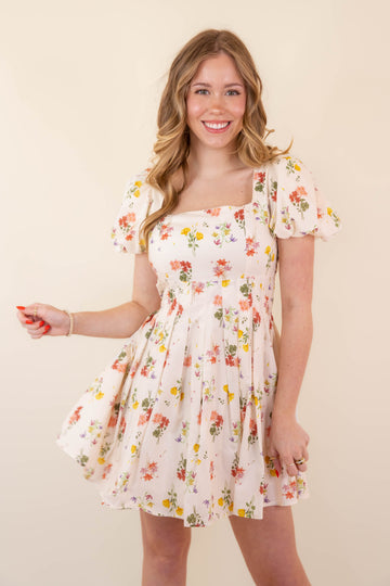 My Summer Garden Mini Dress