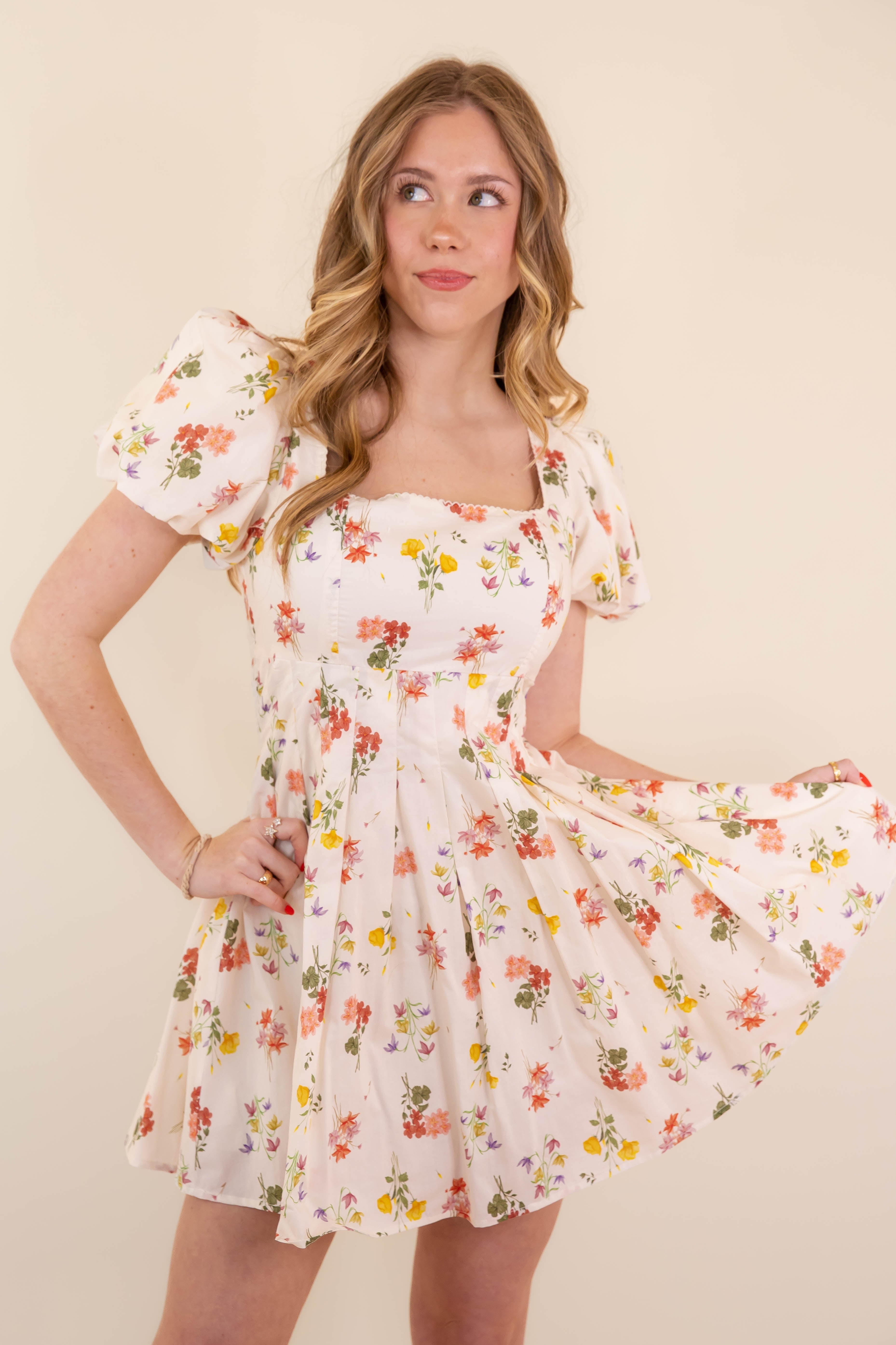 My Summer Garden Mini Dress
