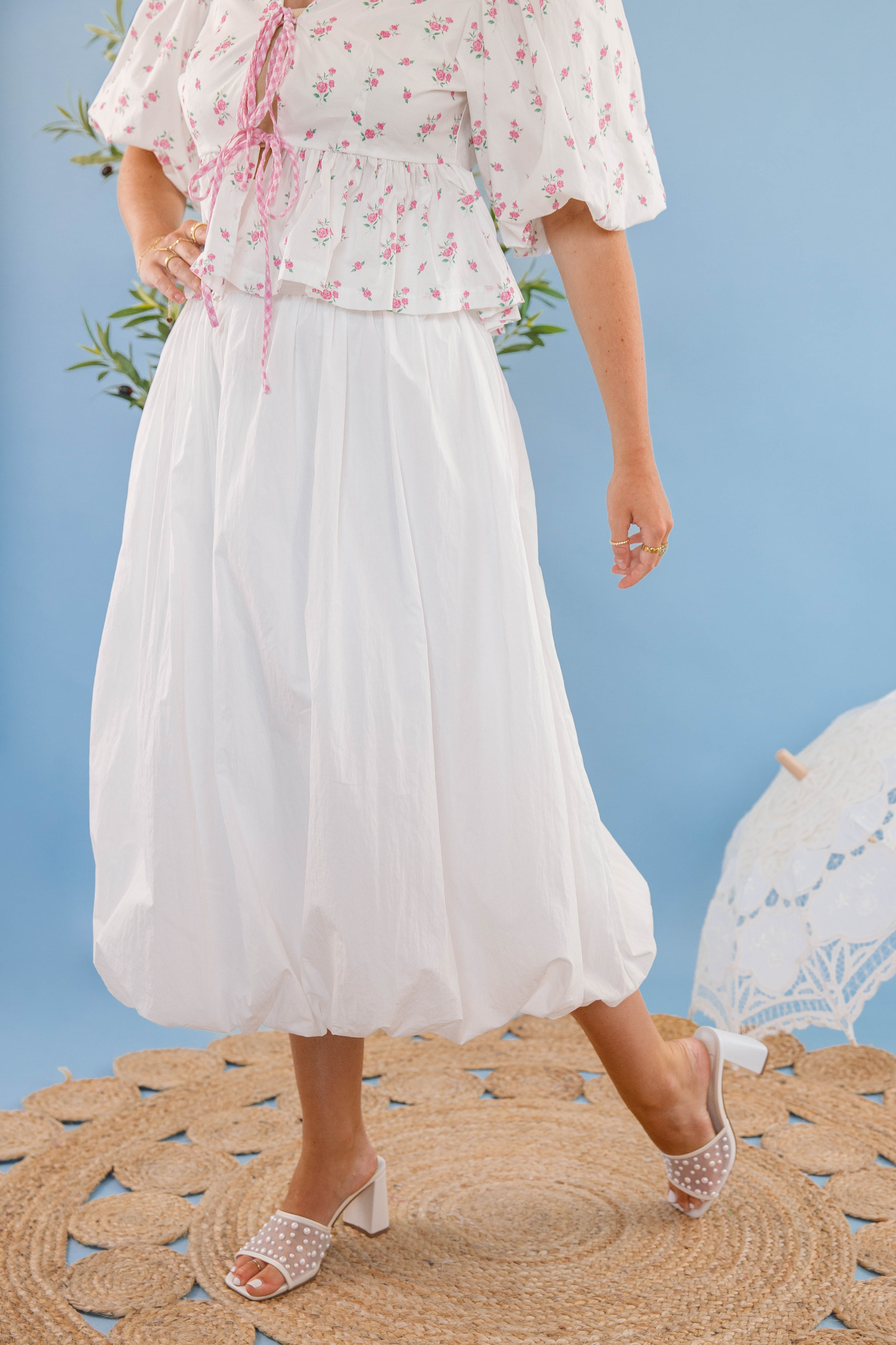 One Dream Away Midi Skirt