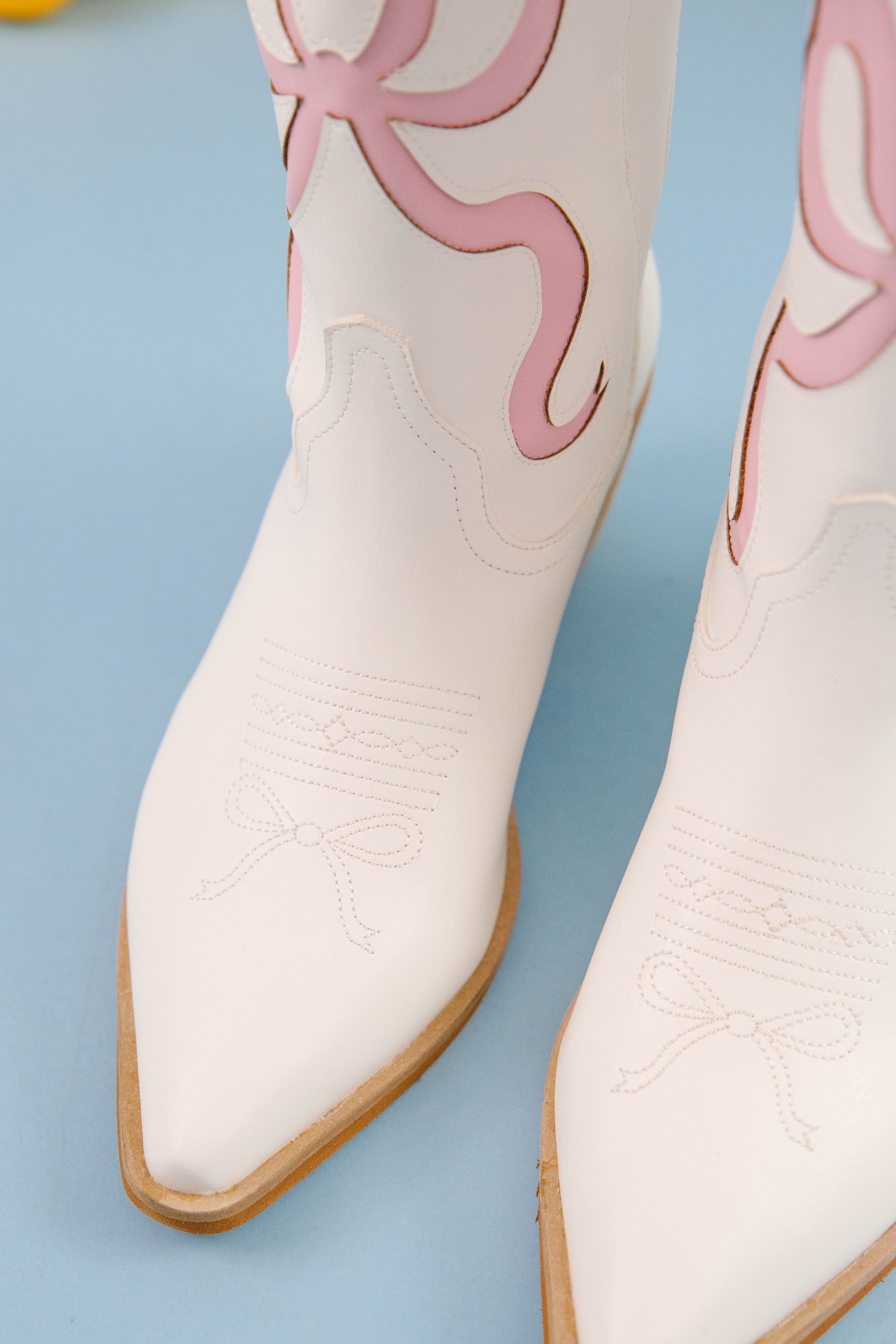 RESTOCK: Ruby Western Booties-Blush Pink