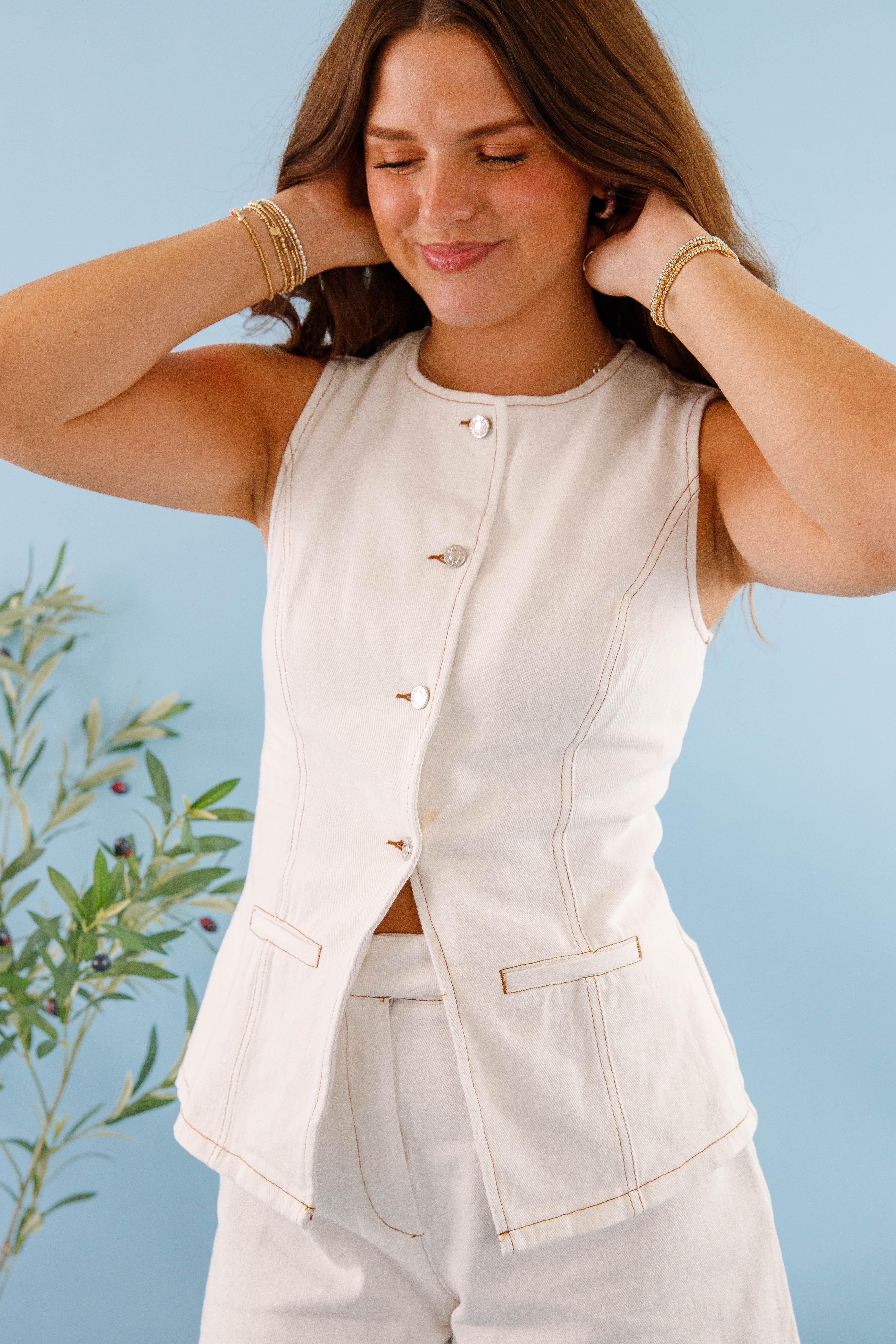 A Fair Trade Denim Vest