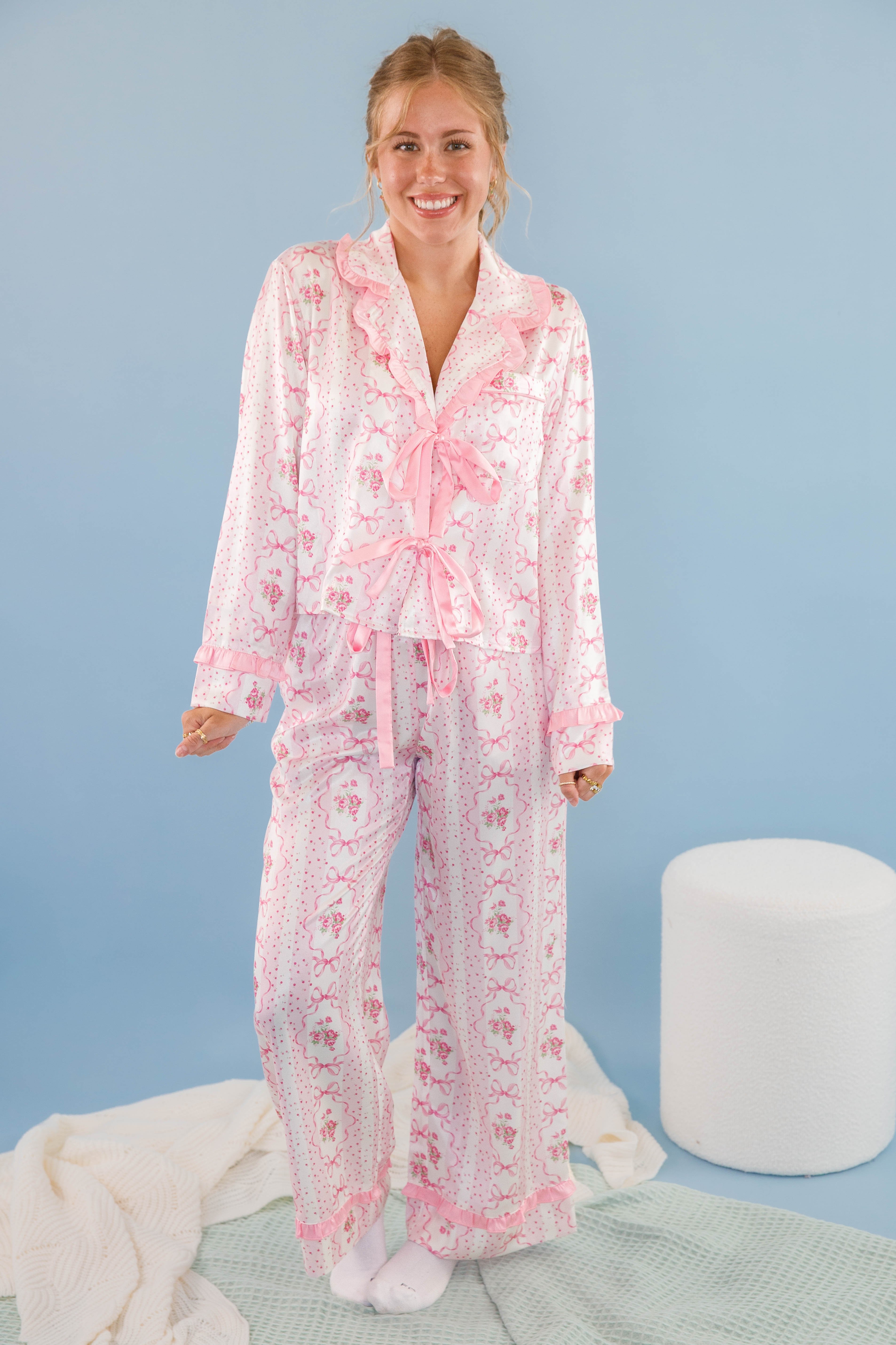 Rom-Com Marathon Pajama Top