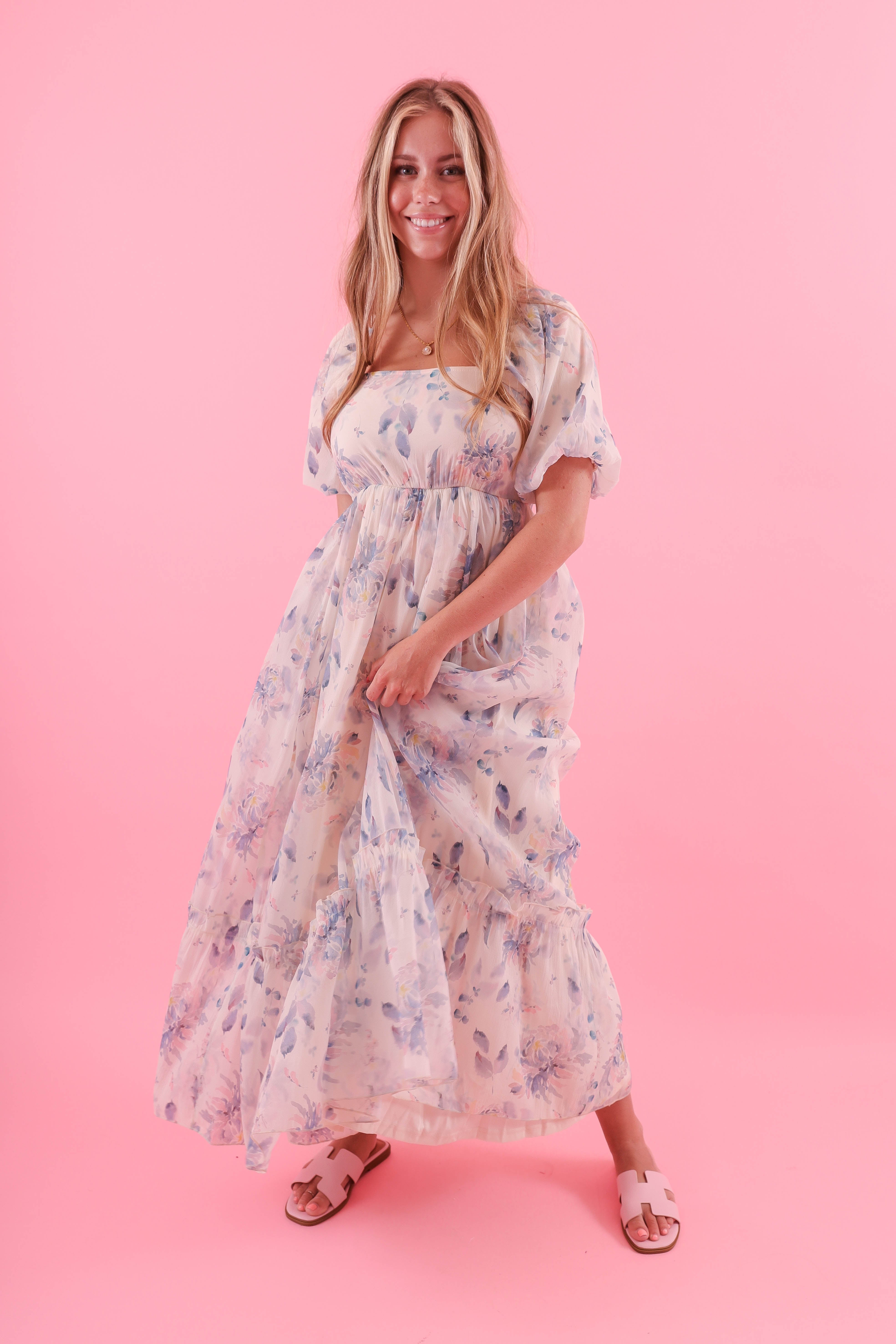 RESTOCK: A Glimpse Of The Past Maxi Dress
