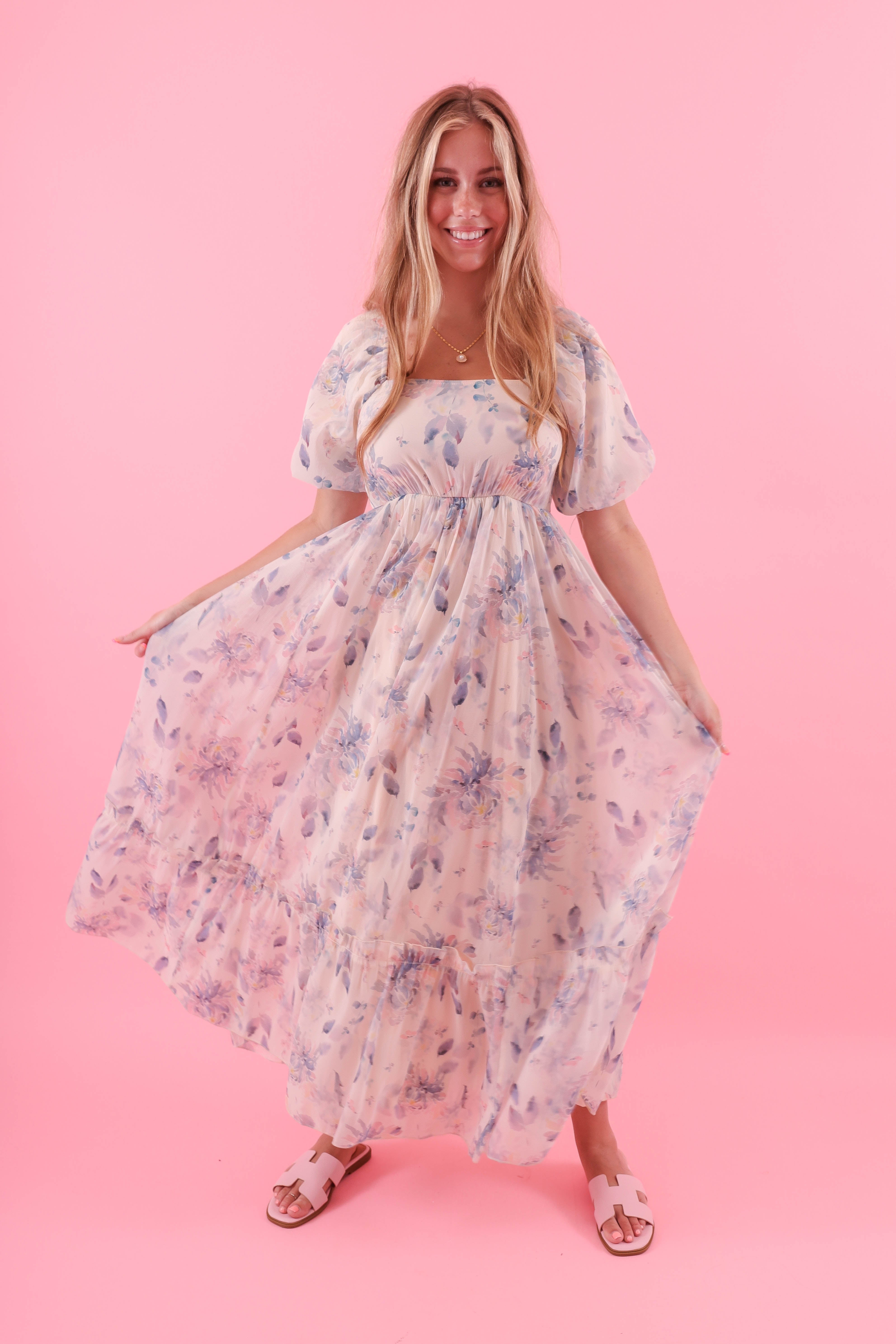 RESTOCK: A Glimpse Of The Past Maxi Dress