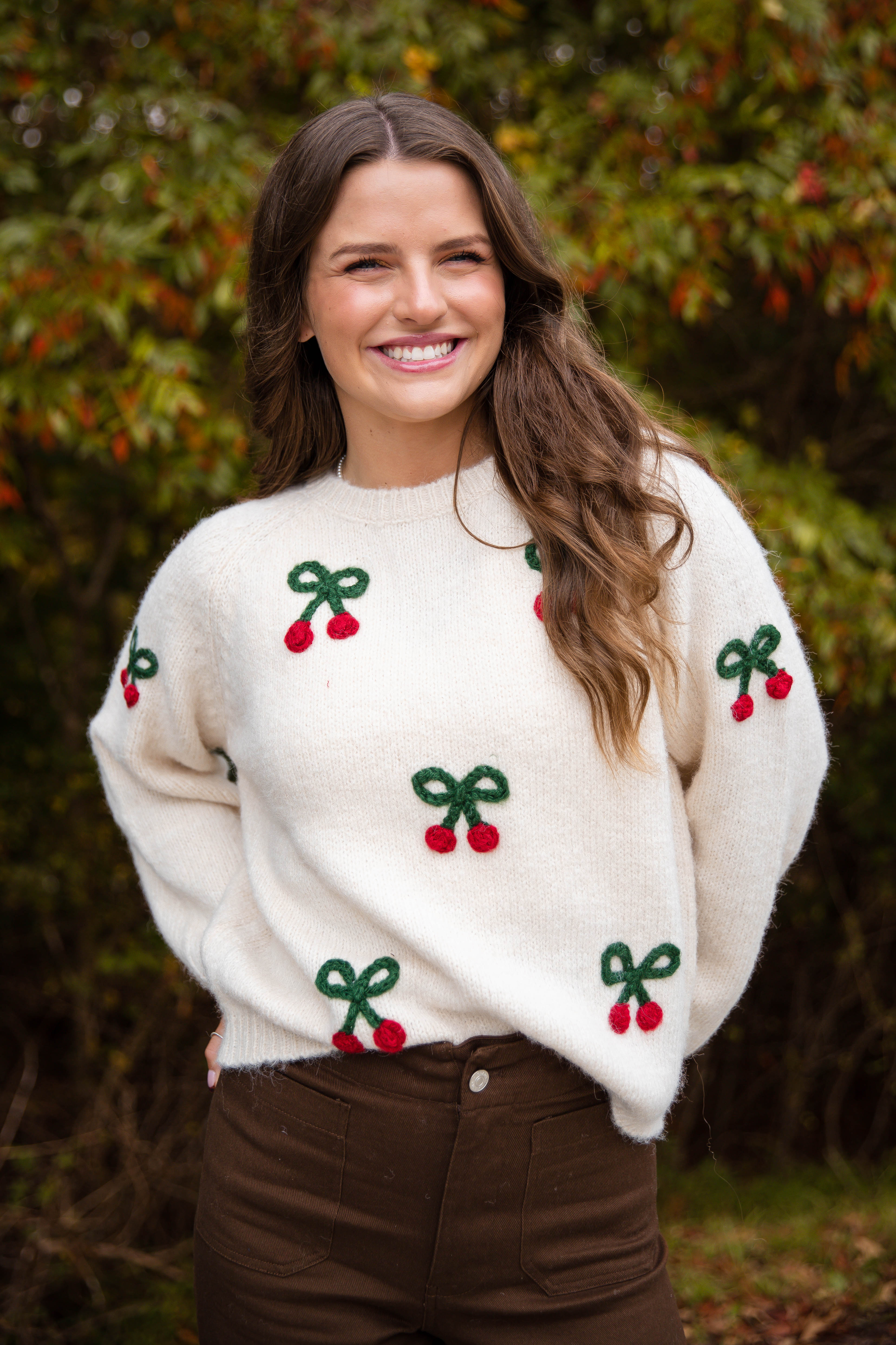 My Cherry Lip Gloss Sweater
