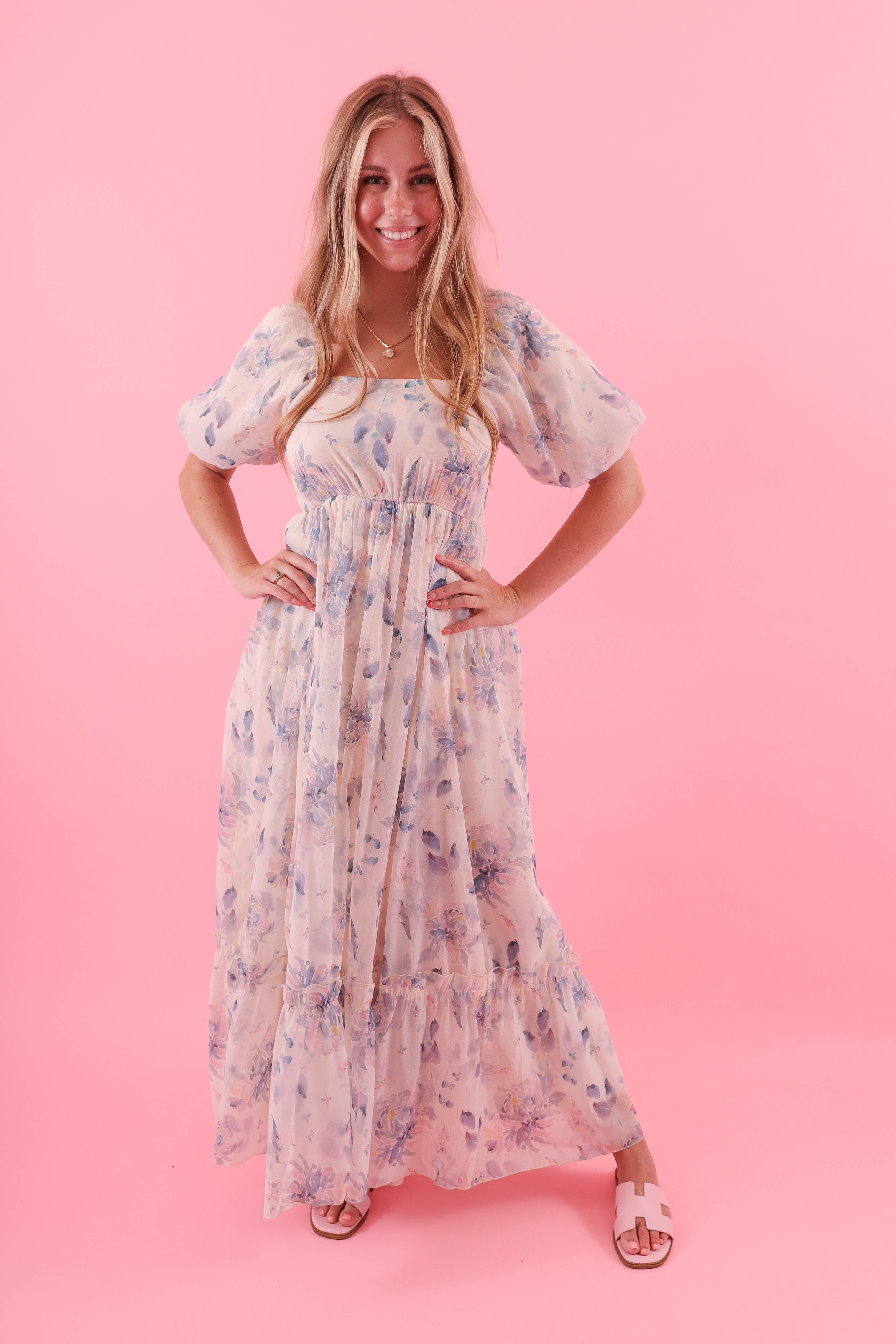 RESTOCK: A Glimpse Of The Past Maxi Dress
