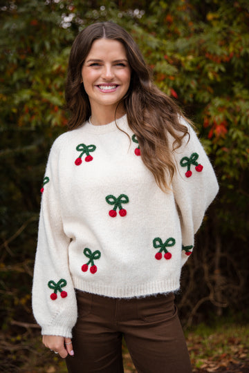 My Cherry Lip Gloss Sweater