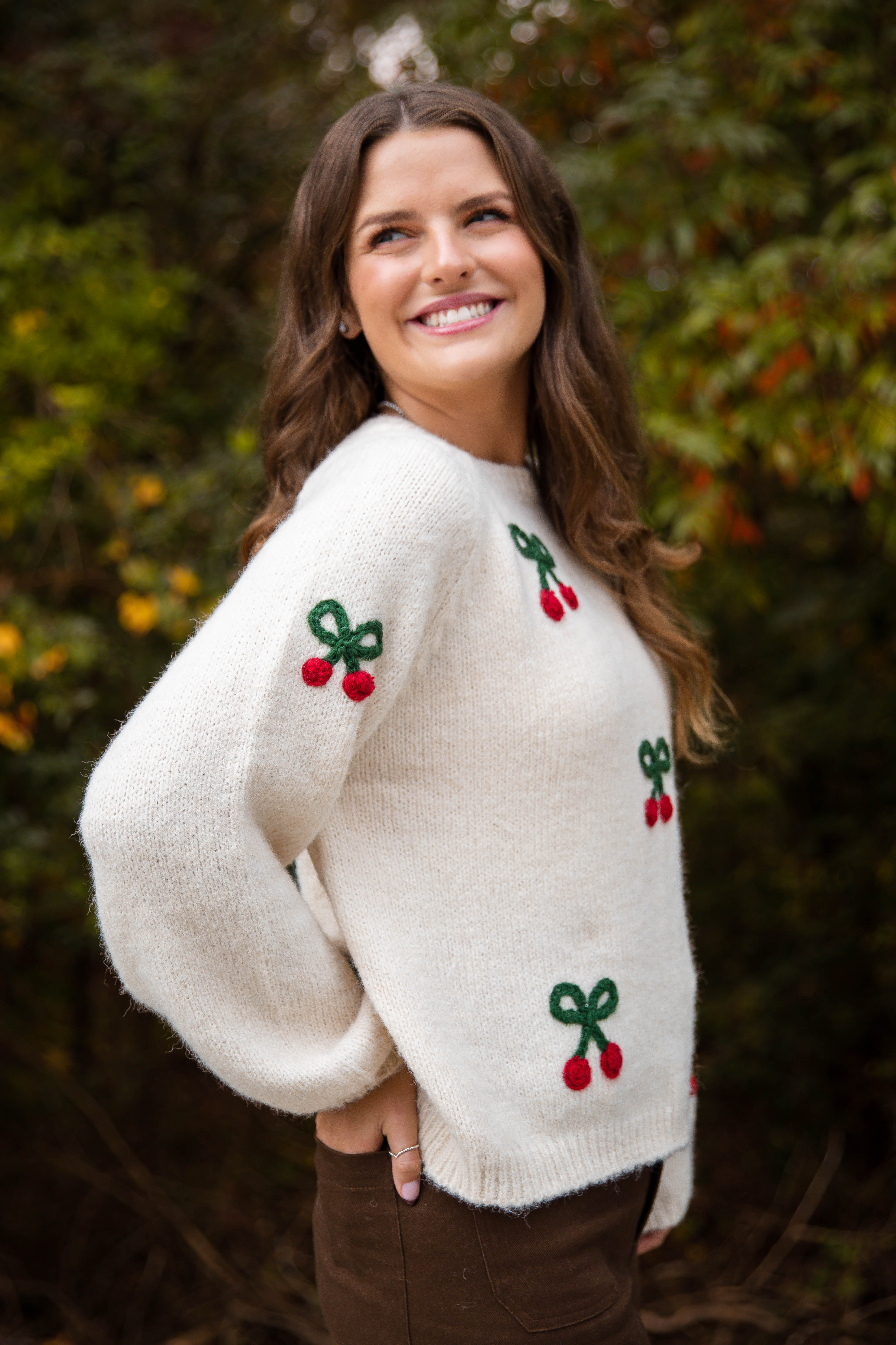 My Cherry Lip Gloss Sweater