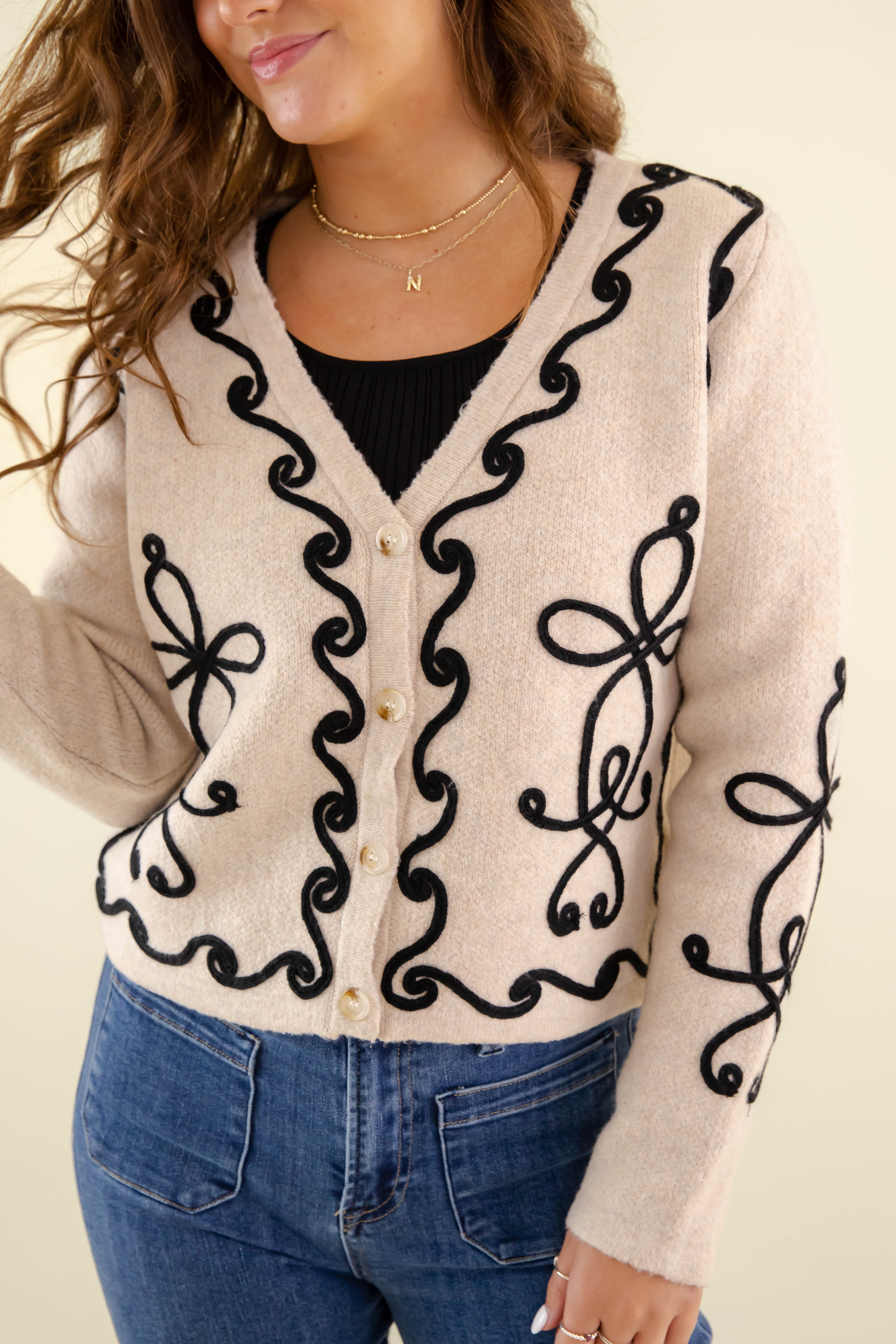 FINAL SALE: Creating New Patterns Cardigan
