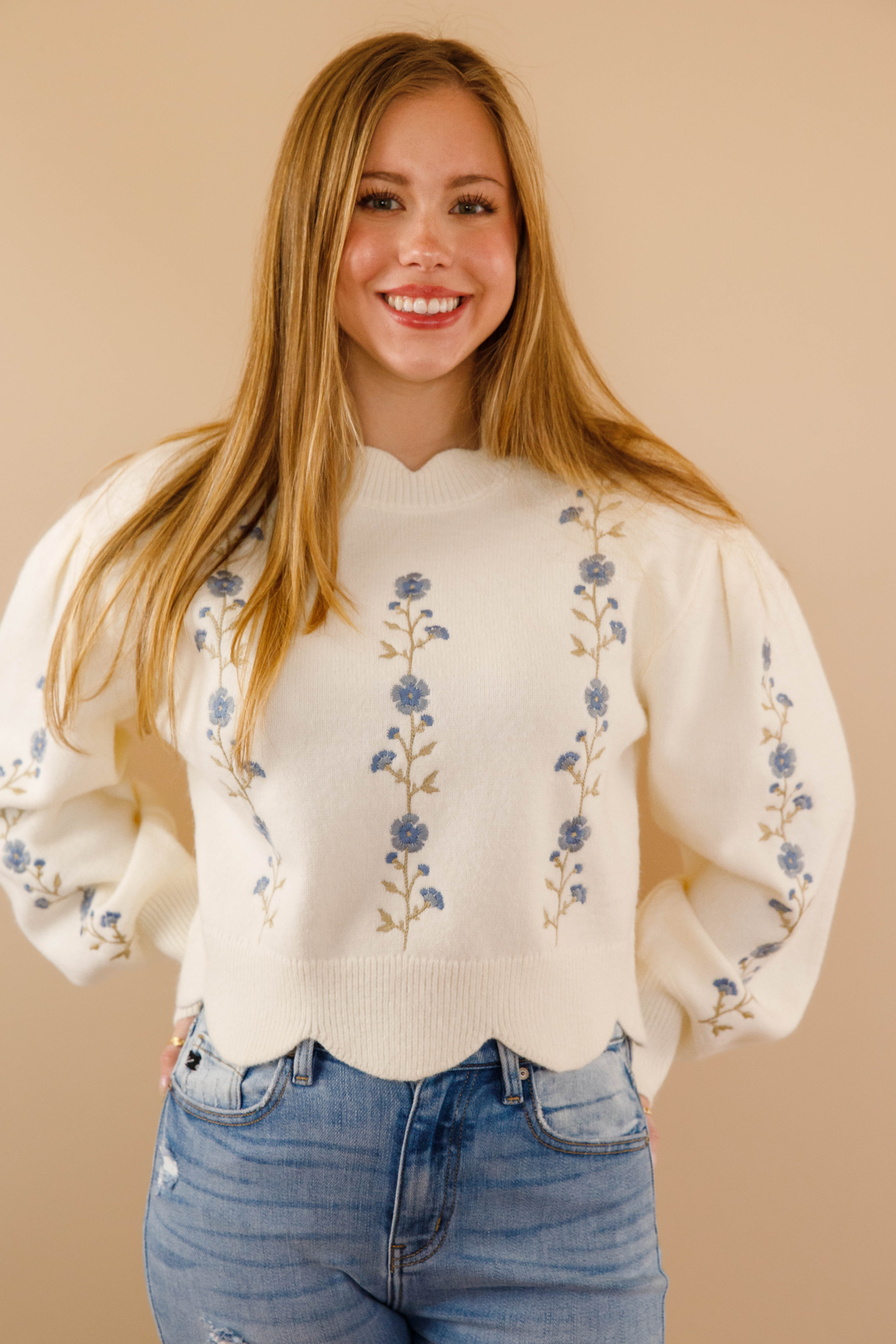 Another Day Sweater-Ivory
