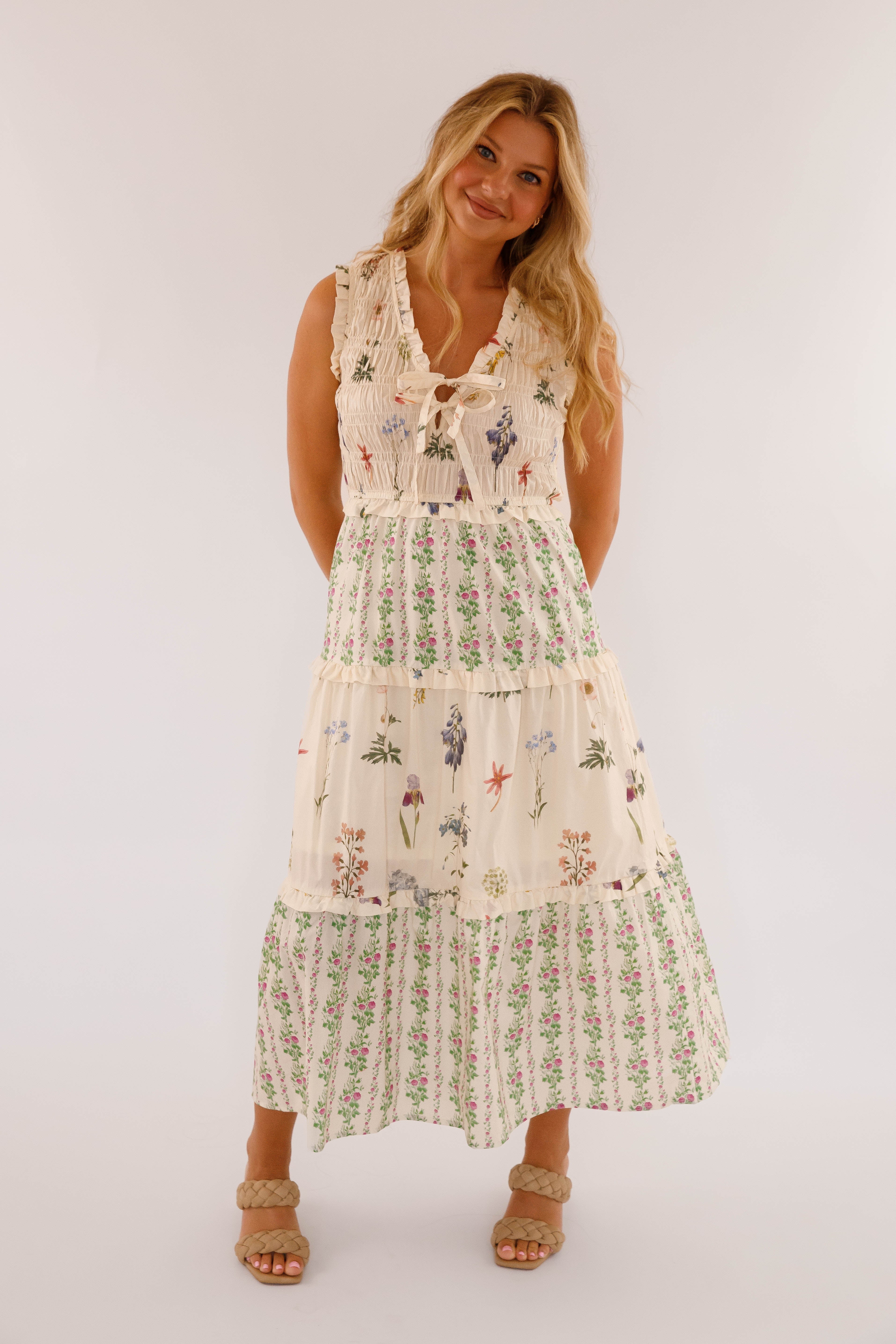 Walk The Estate Grounds Midi Dress