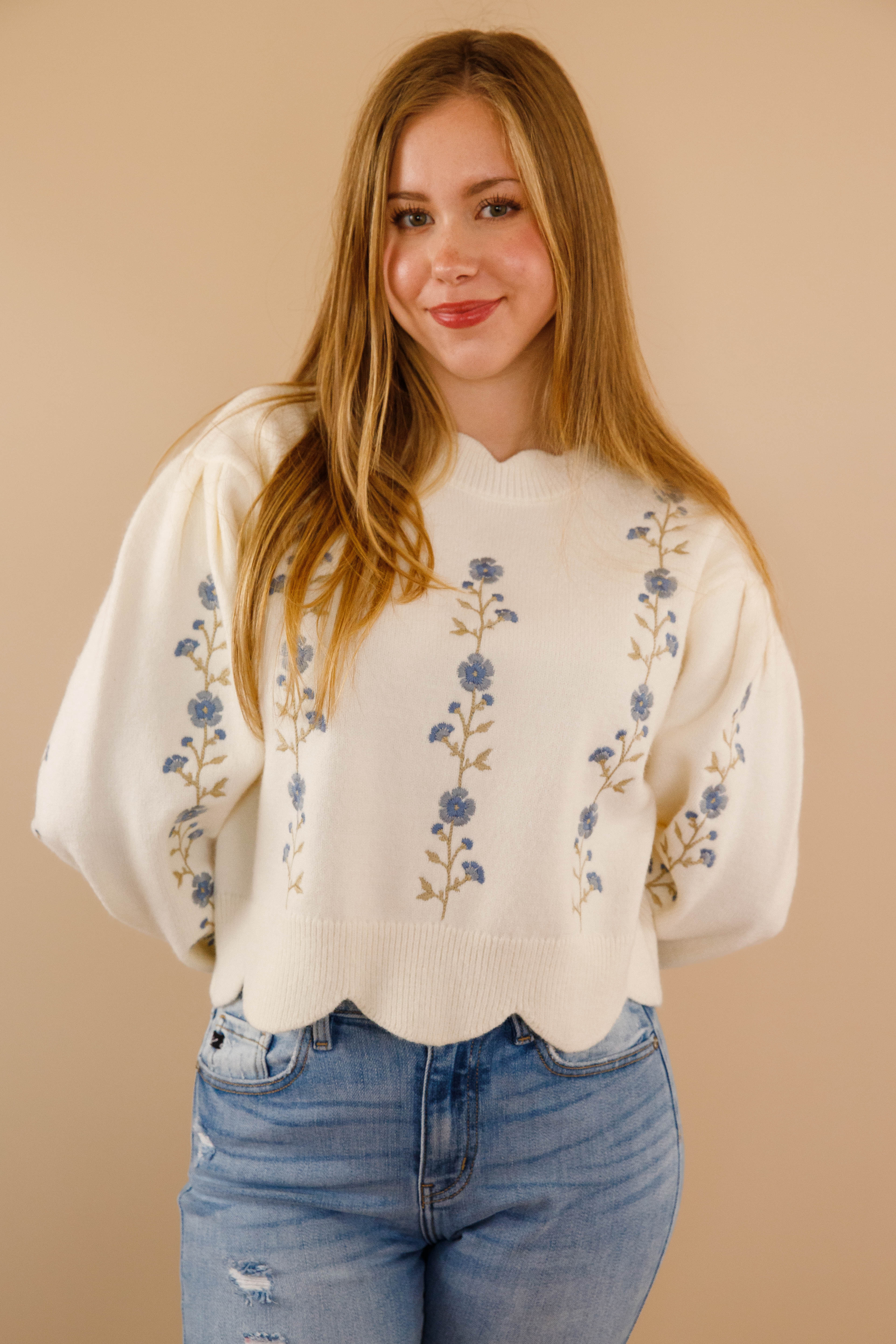 Another Day Sweater-Ivory