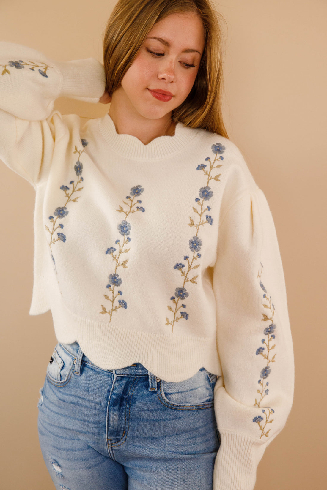 Another Day Sweater-Ivory