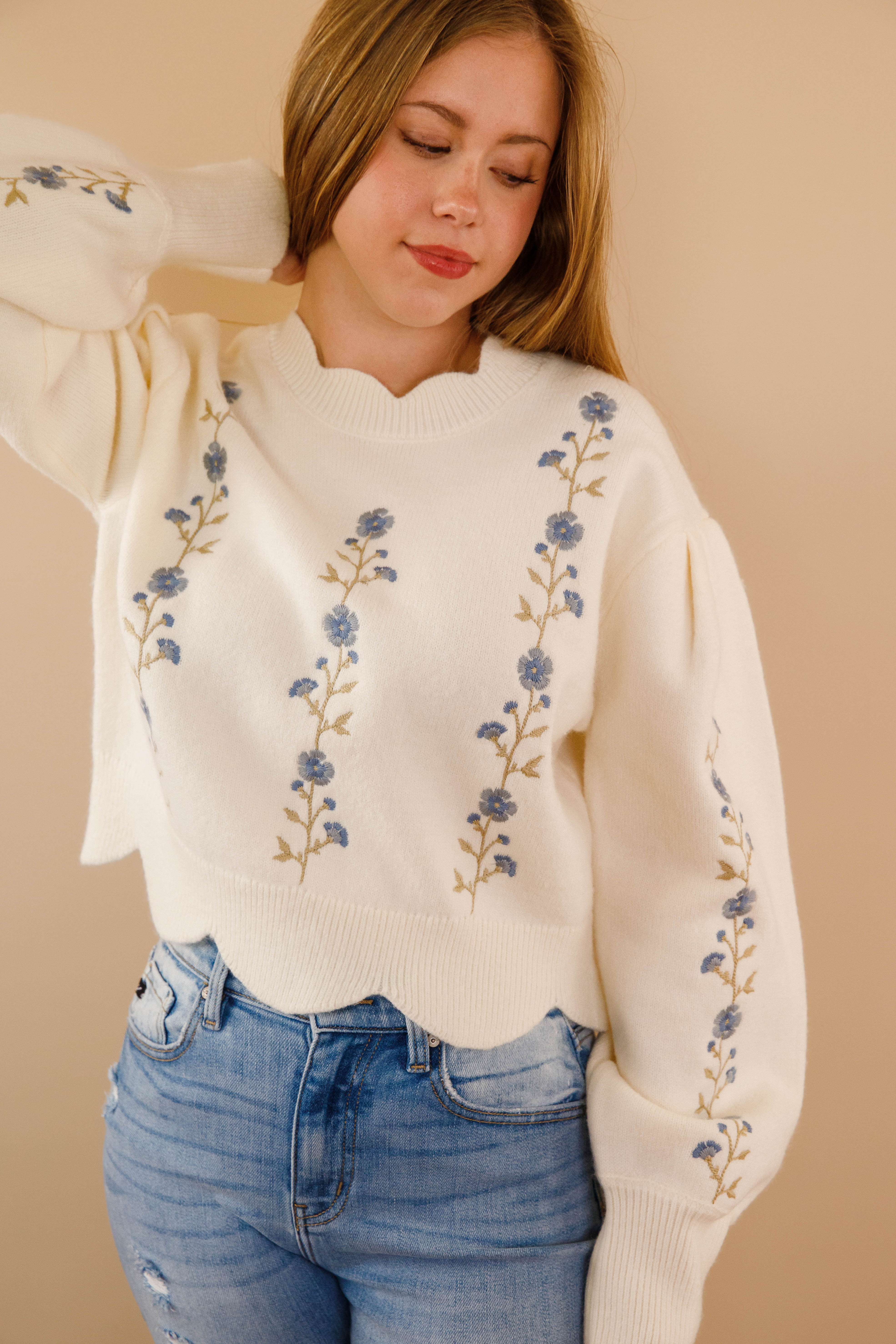 Another Day Sweater-Ivory