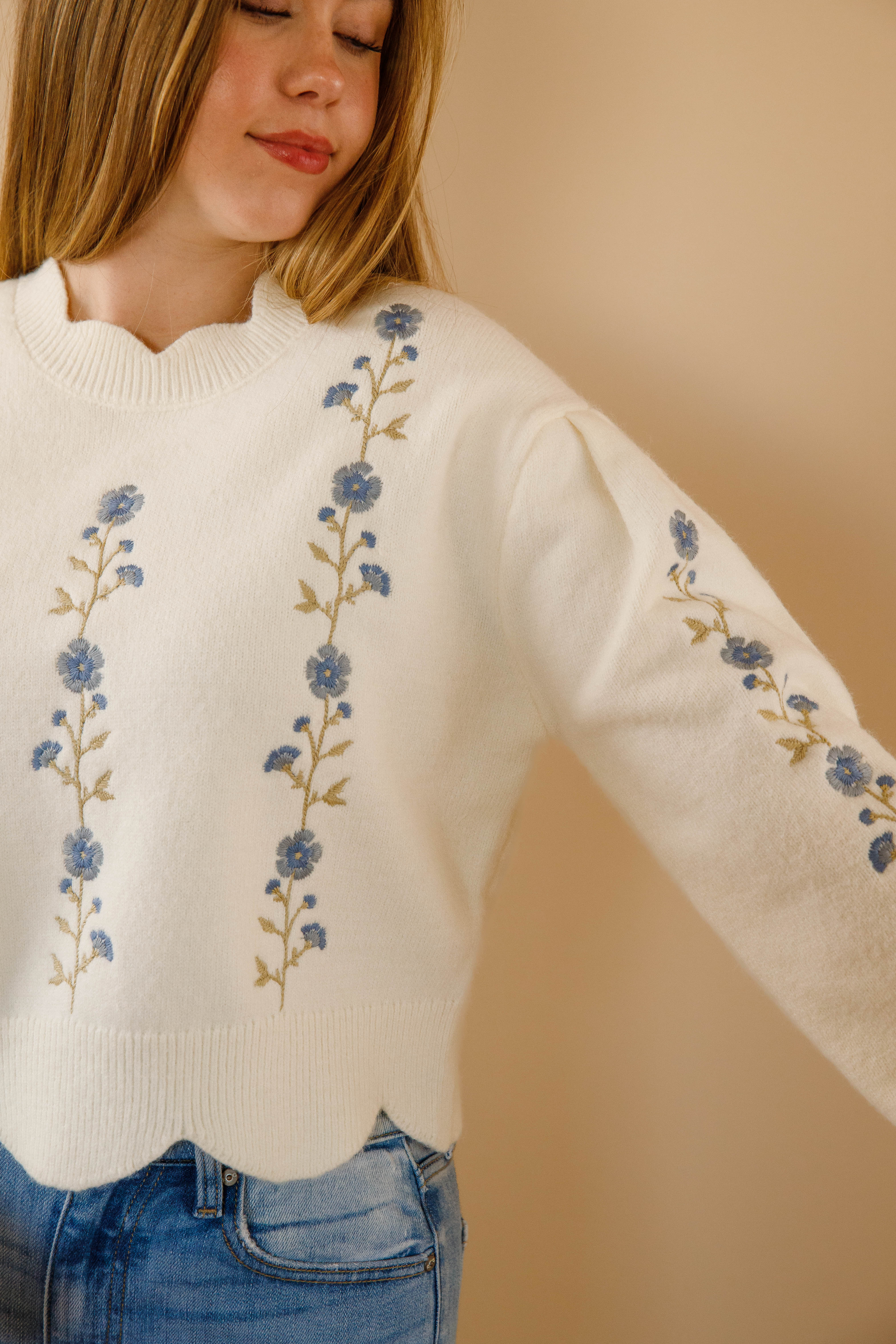 Another Day Sweater-Ivory