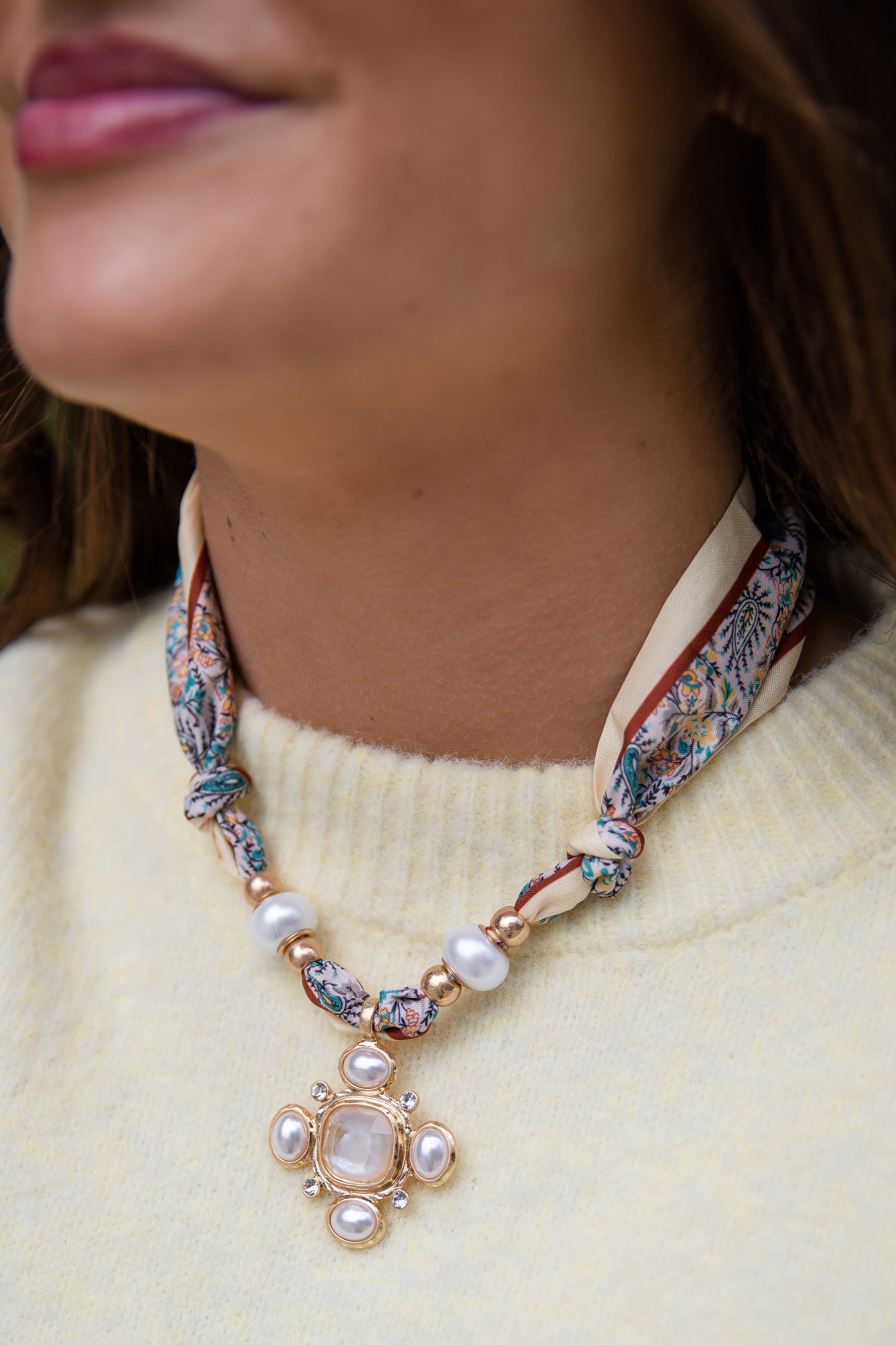 RESTOCK: Runaway With Me Bandana Charm Necklace