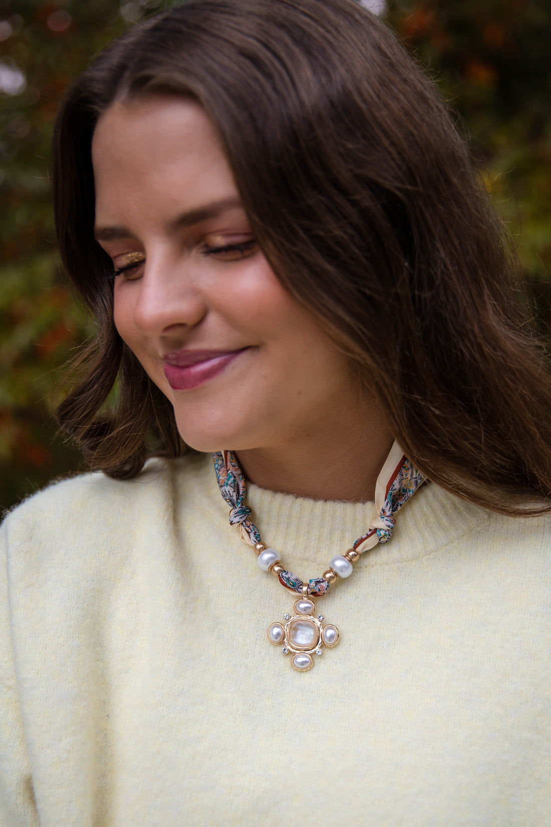 RESTOCK: Runaway With Me Bandana Charm Necklace