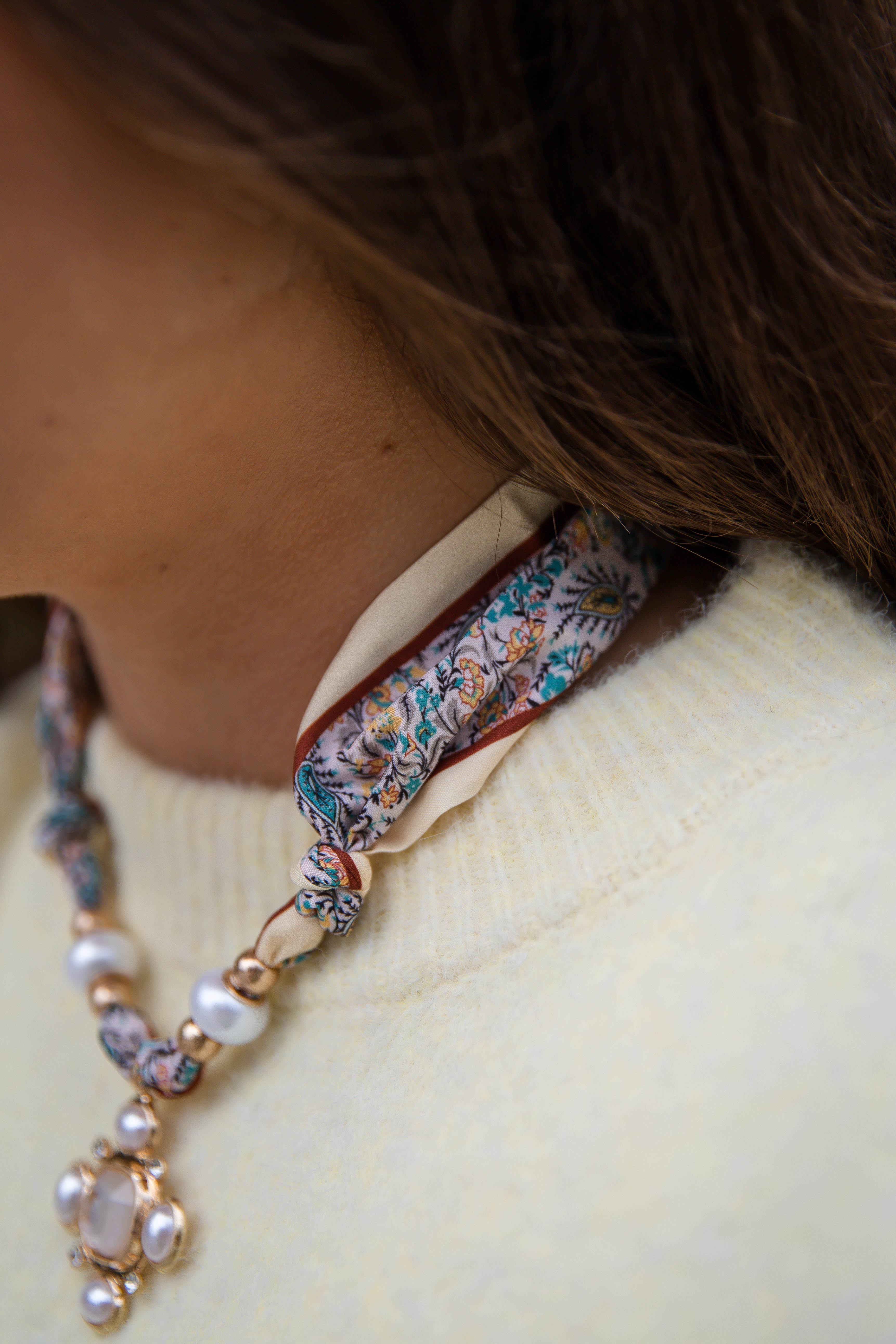 RESTOCK: Runaway With Me Bandana Charm Necklace