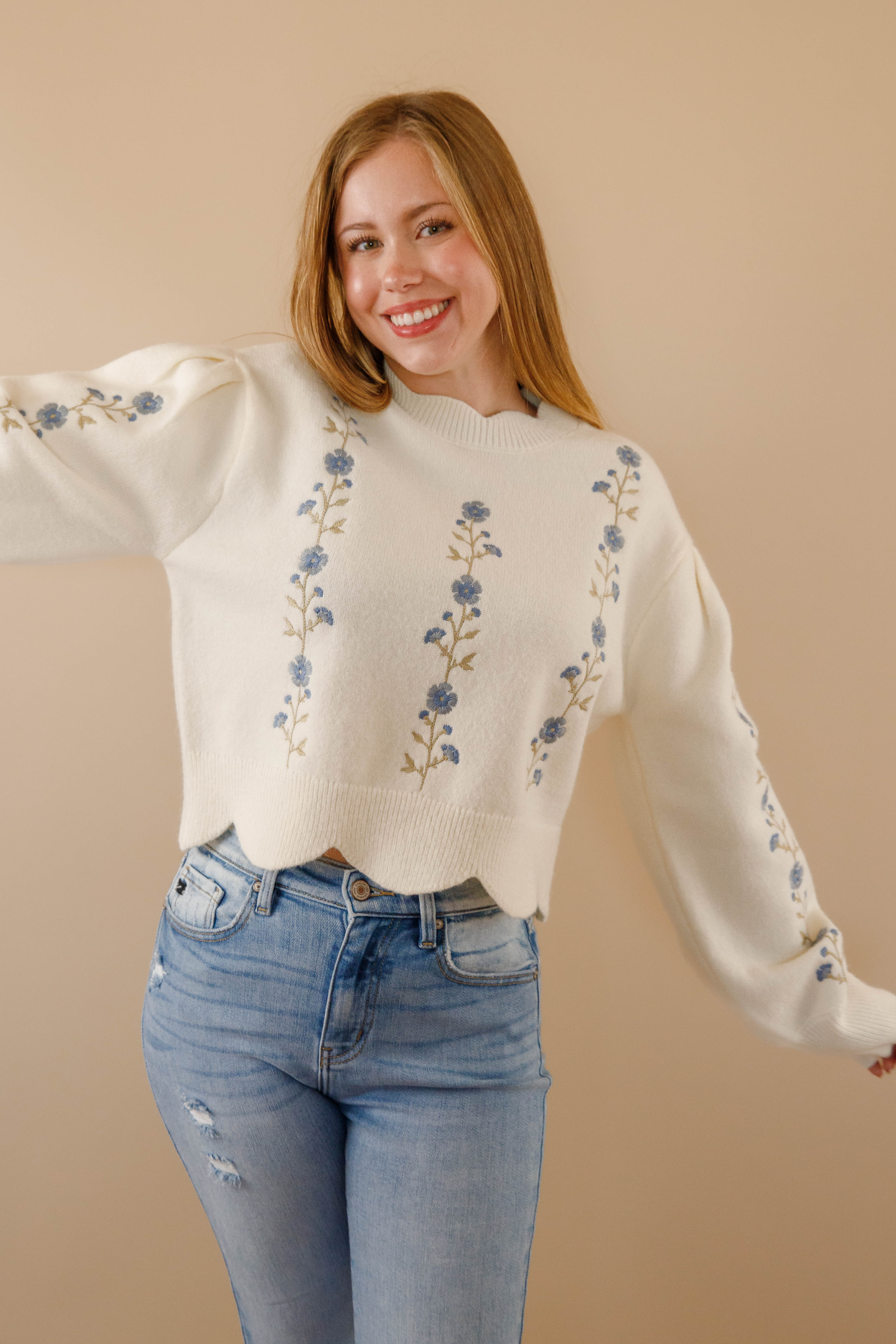 Another Day Sweater-Ivory