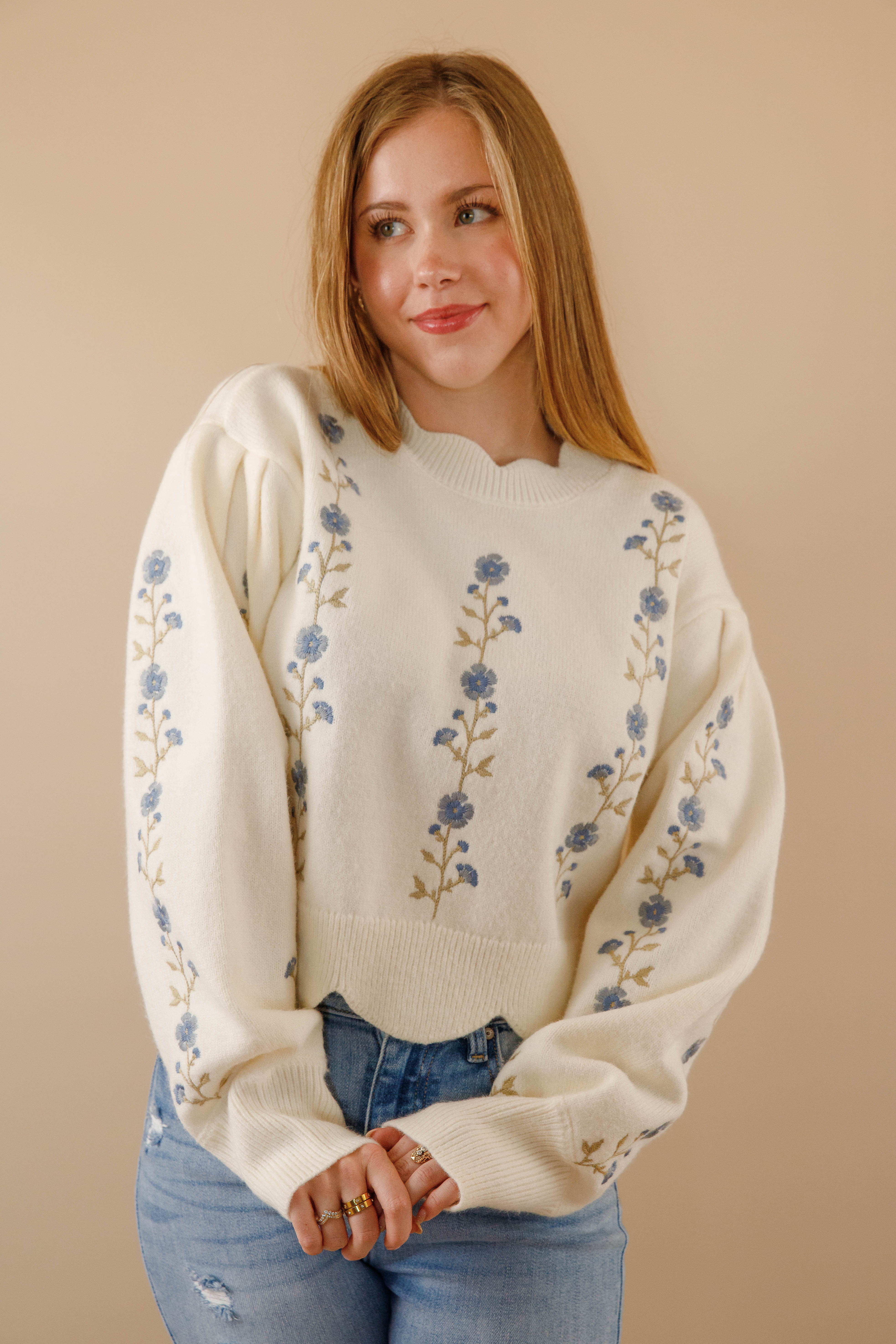 Another Day Sweater-Ivory