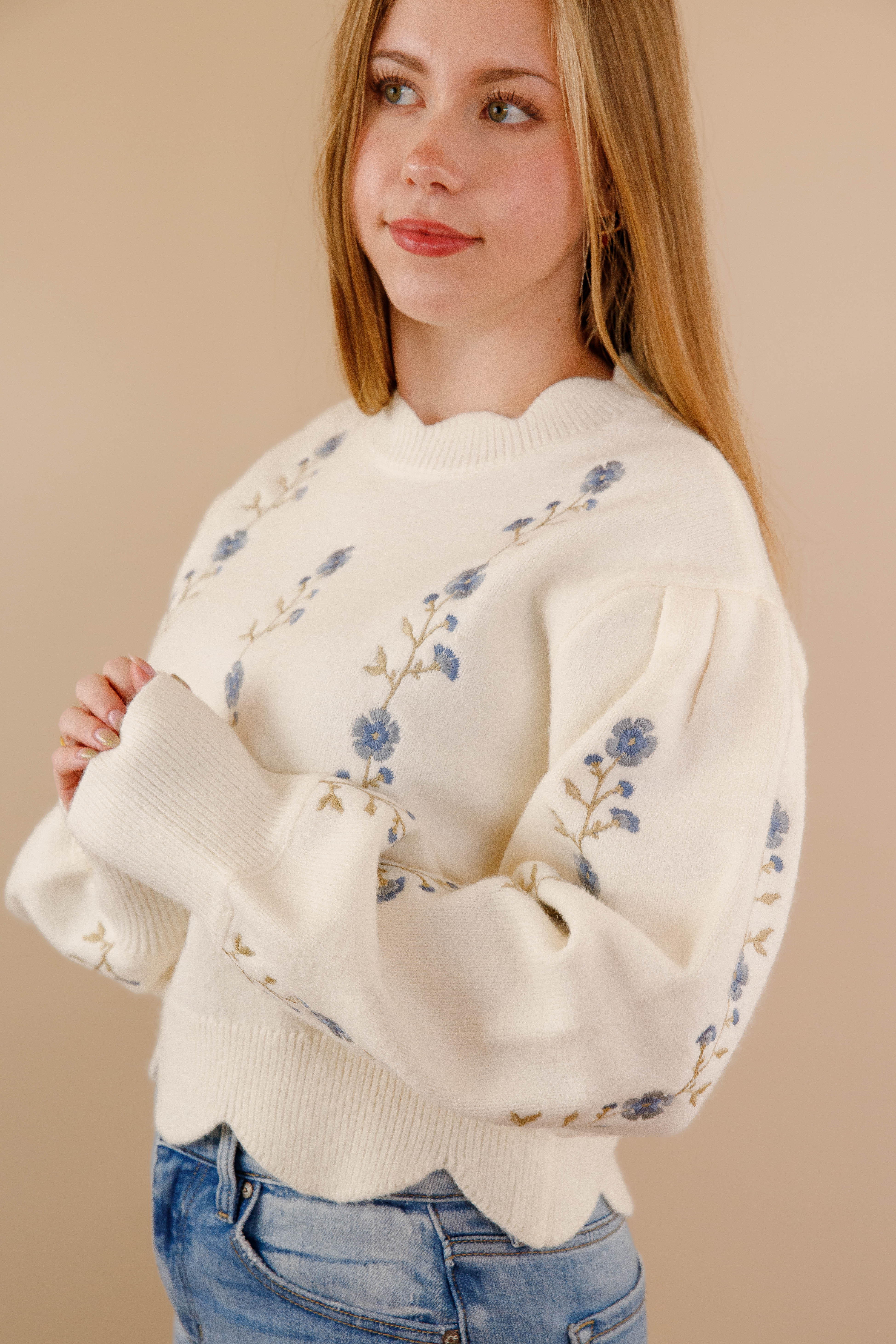 Another Day Sweater-Ivory