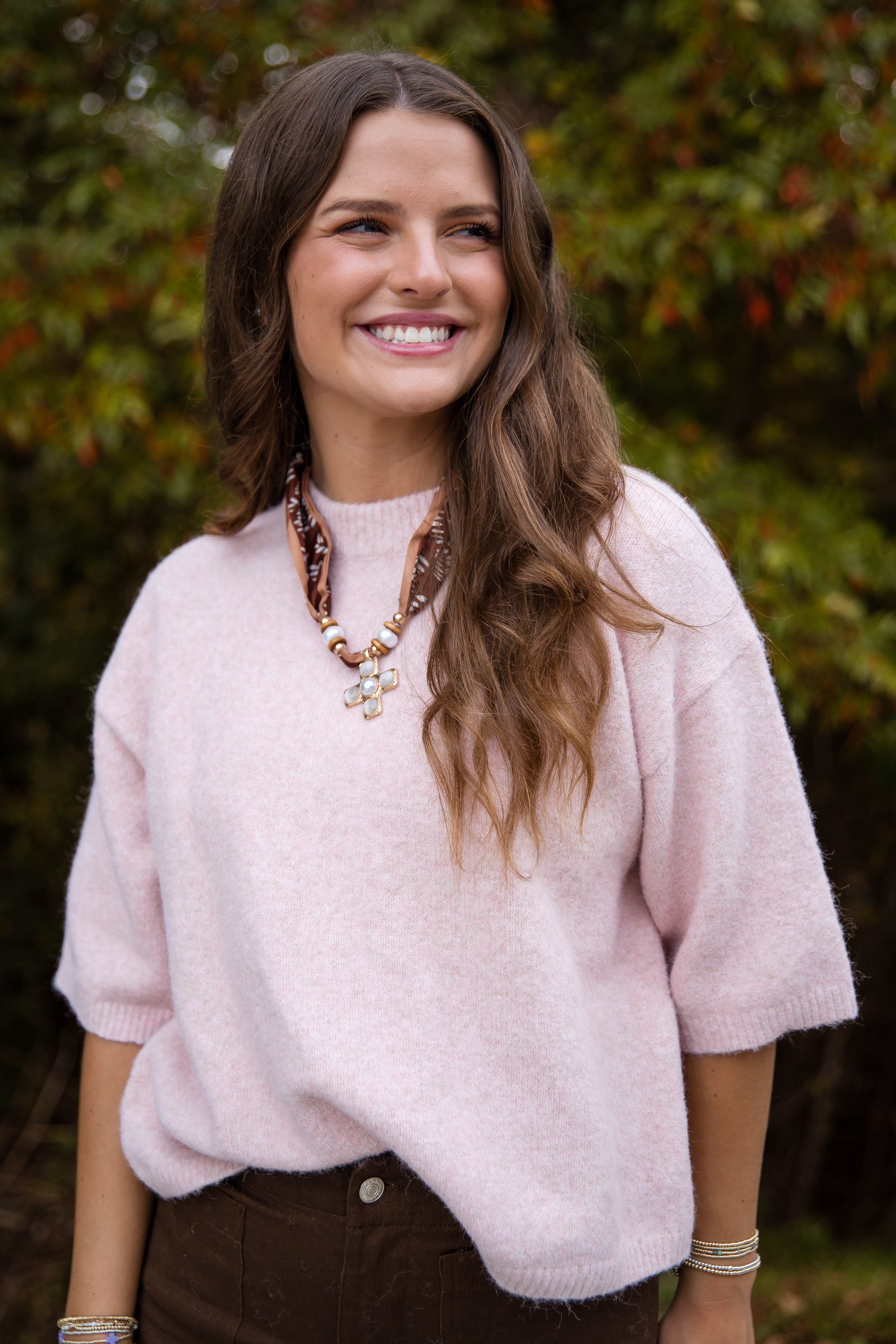 RESTOCK: Take A Look At It Sweater-Pale Pink