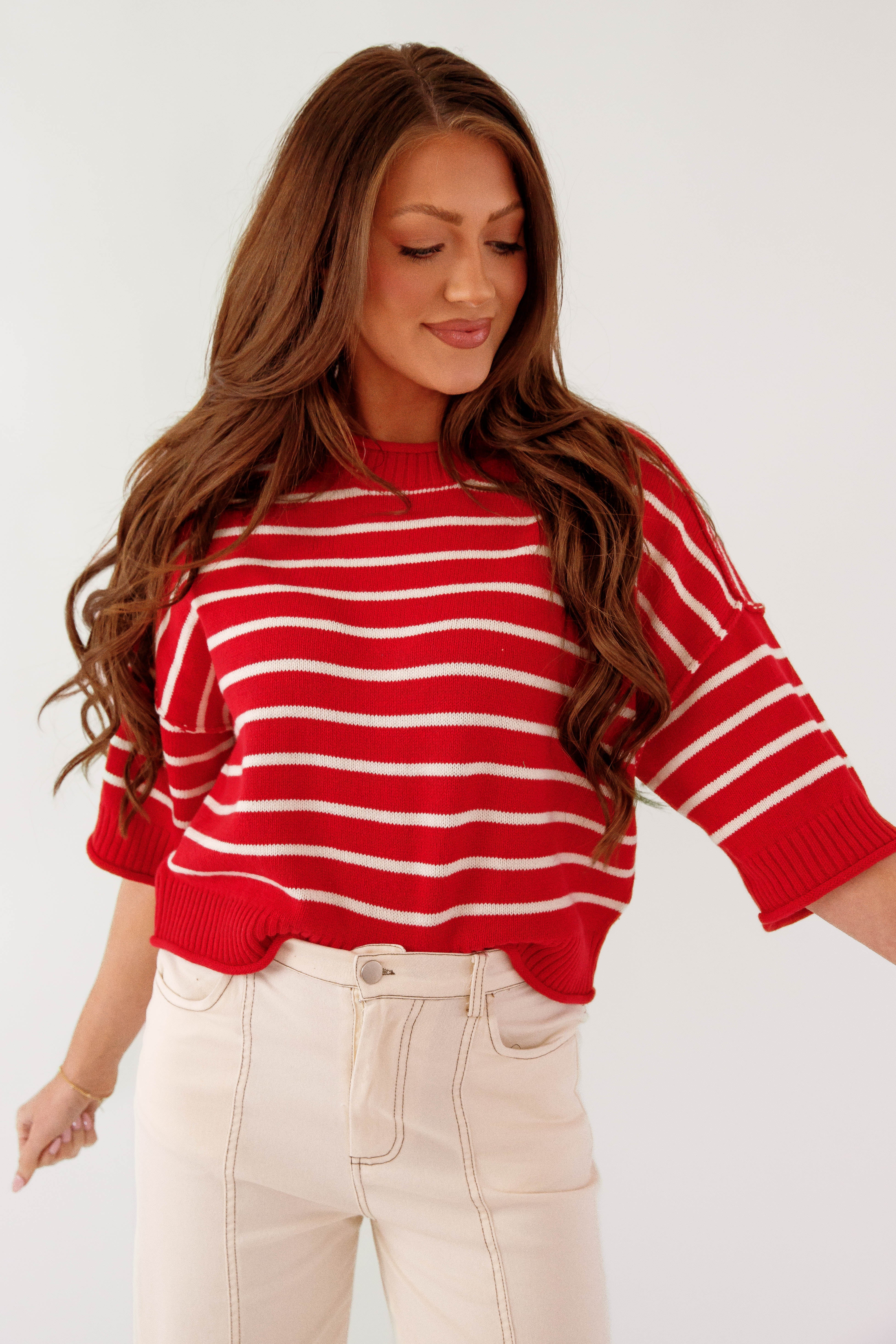 What I Know Sweater-Red