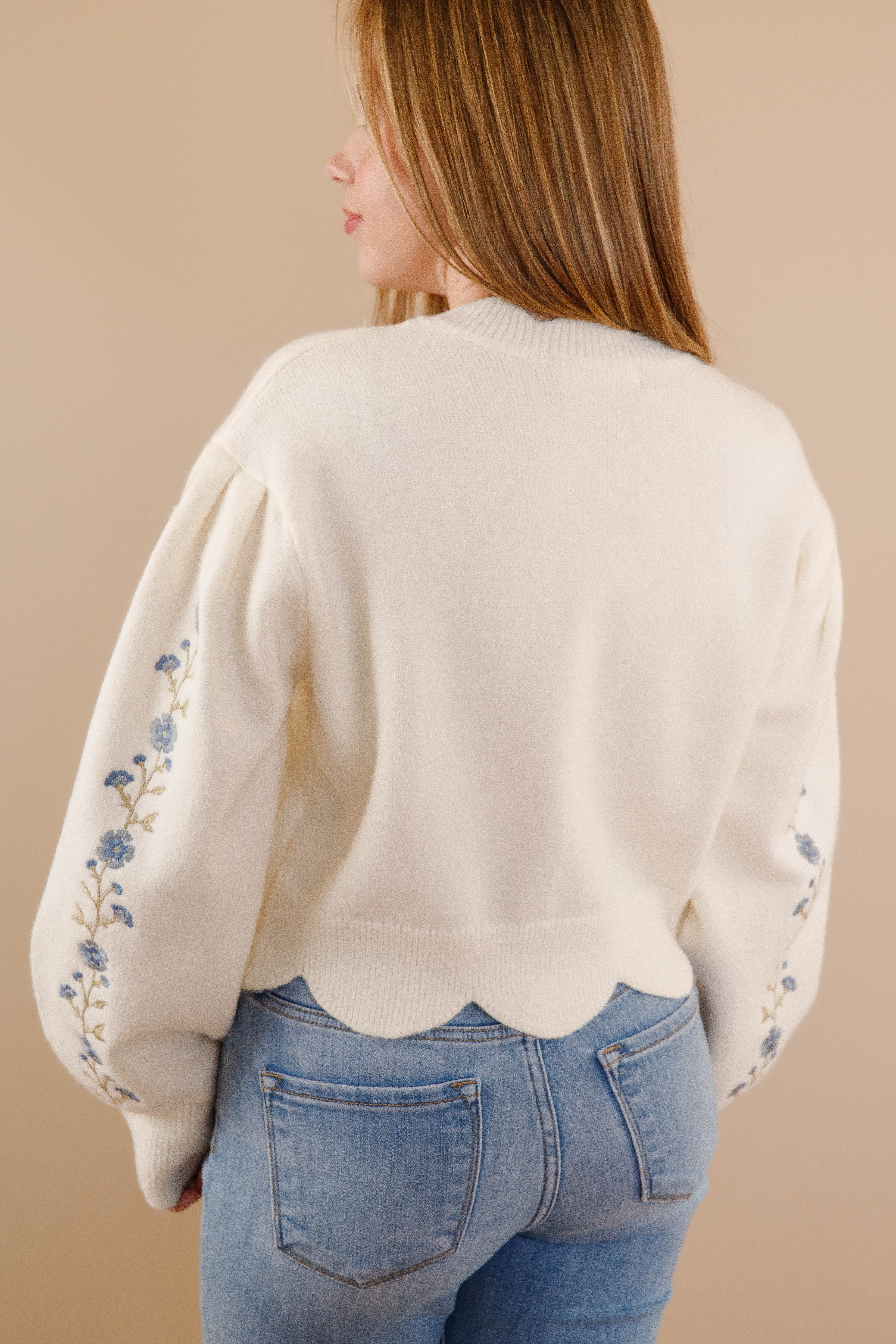 Another Day Sweater-Ivory