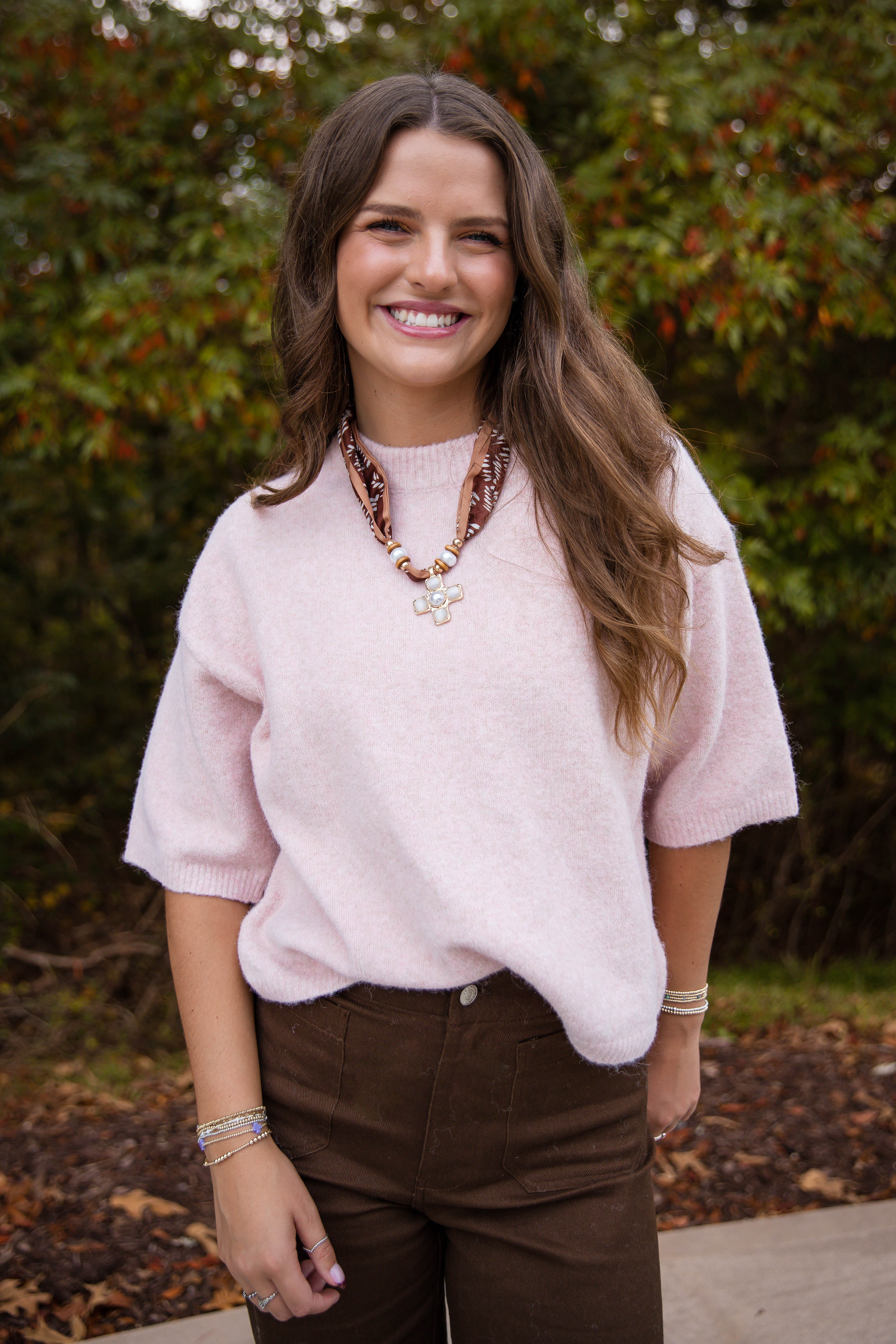 RESTOCK: Take A Look At It Sweater-Pale Pink