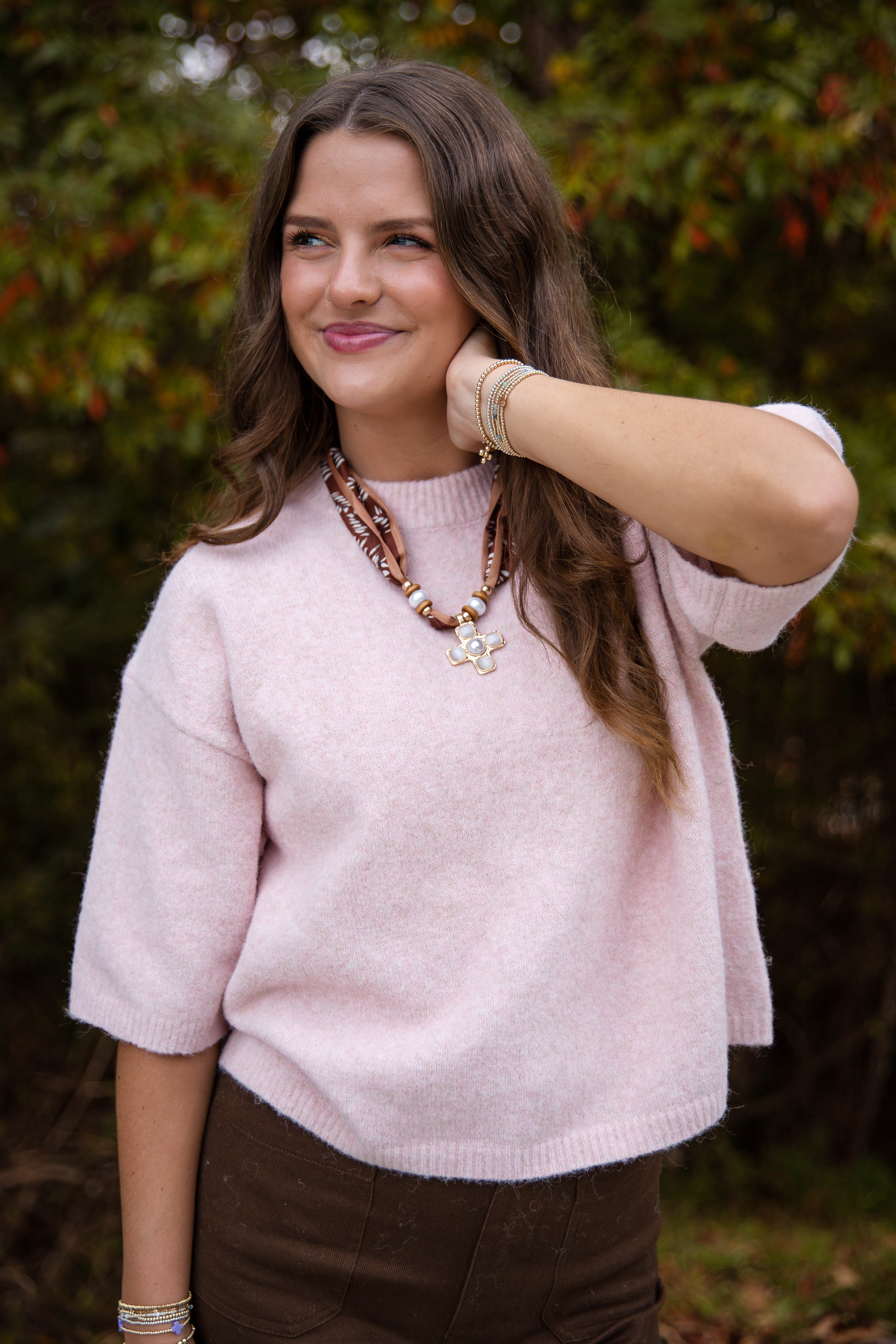 RESTOCK: Take A Look At It Sweater-Pale Pink