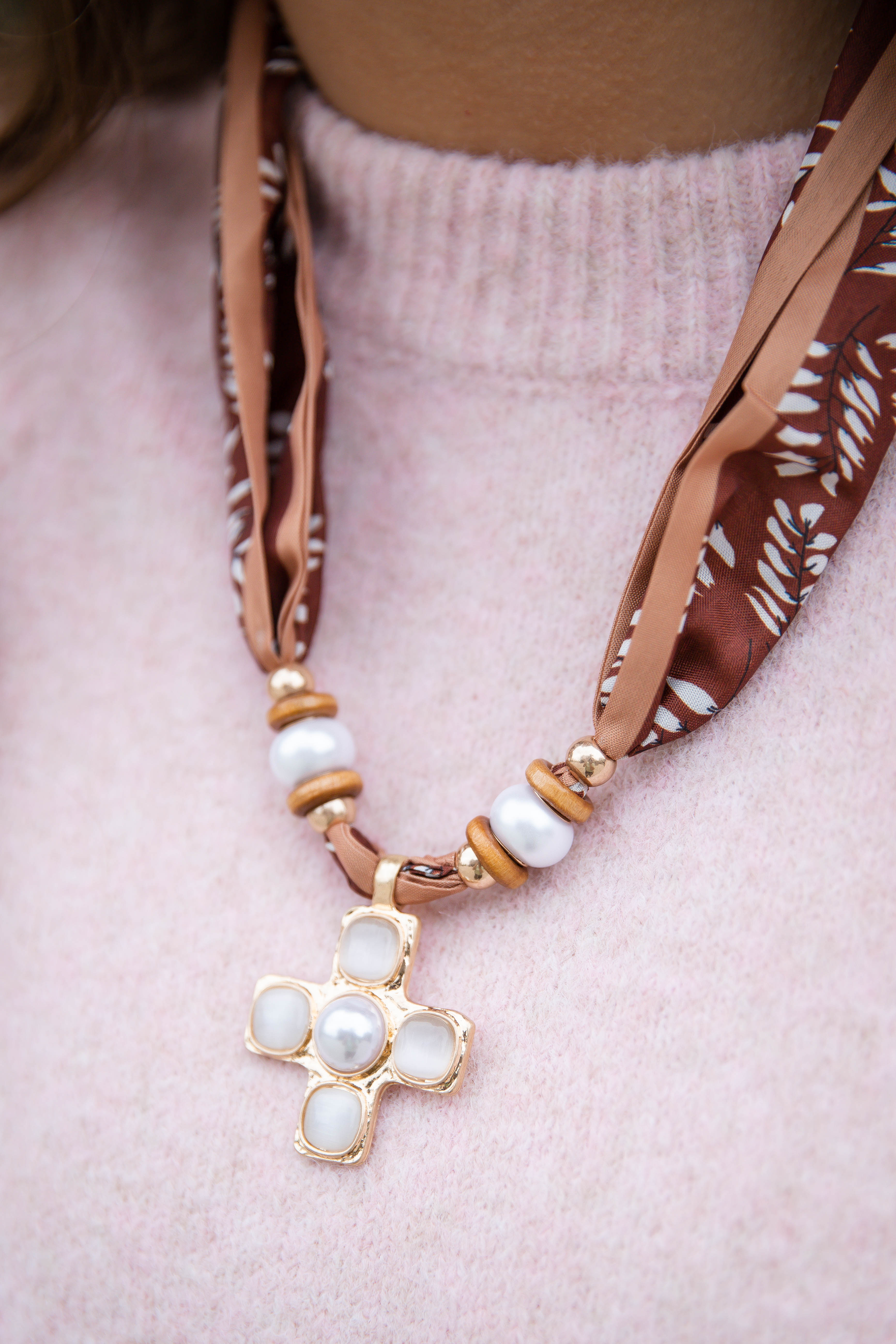 RESTOCK: Fearless Together Bandana Charm Necklace