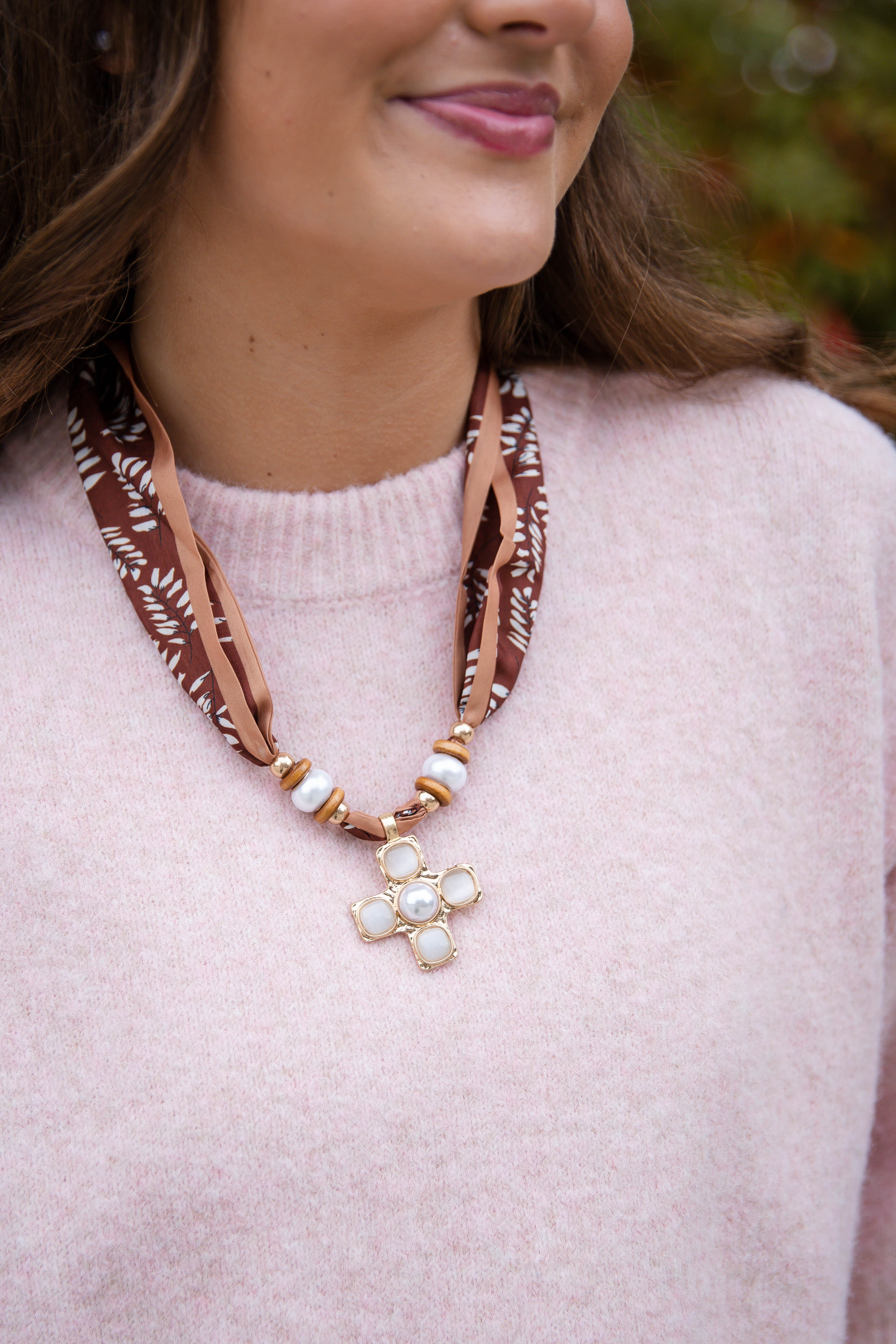 RESTOCK: Fearless Together Bandana Charm Necklace