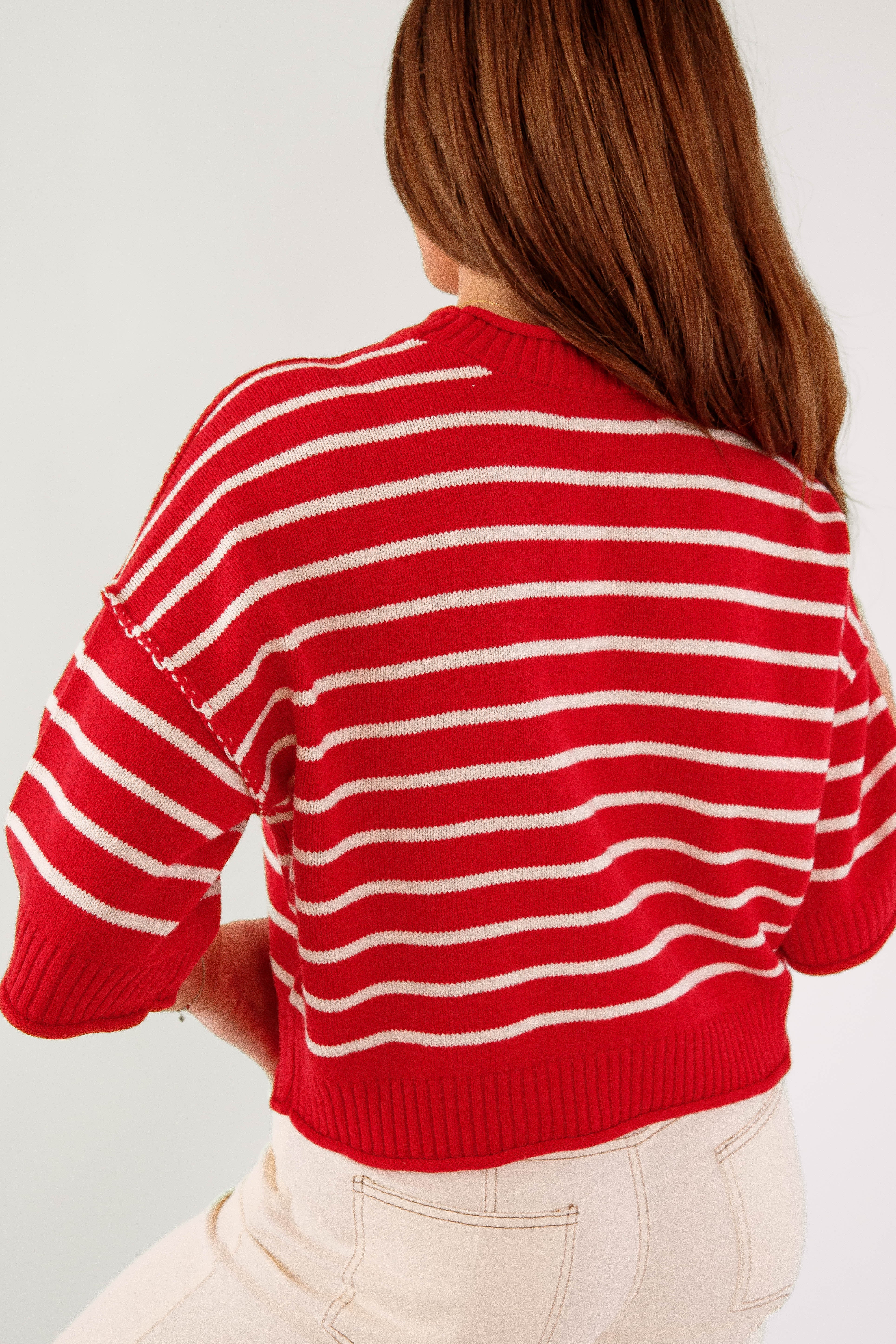 What I Know Sweater-Red