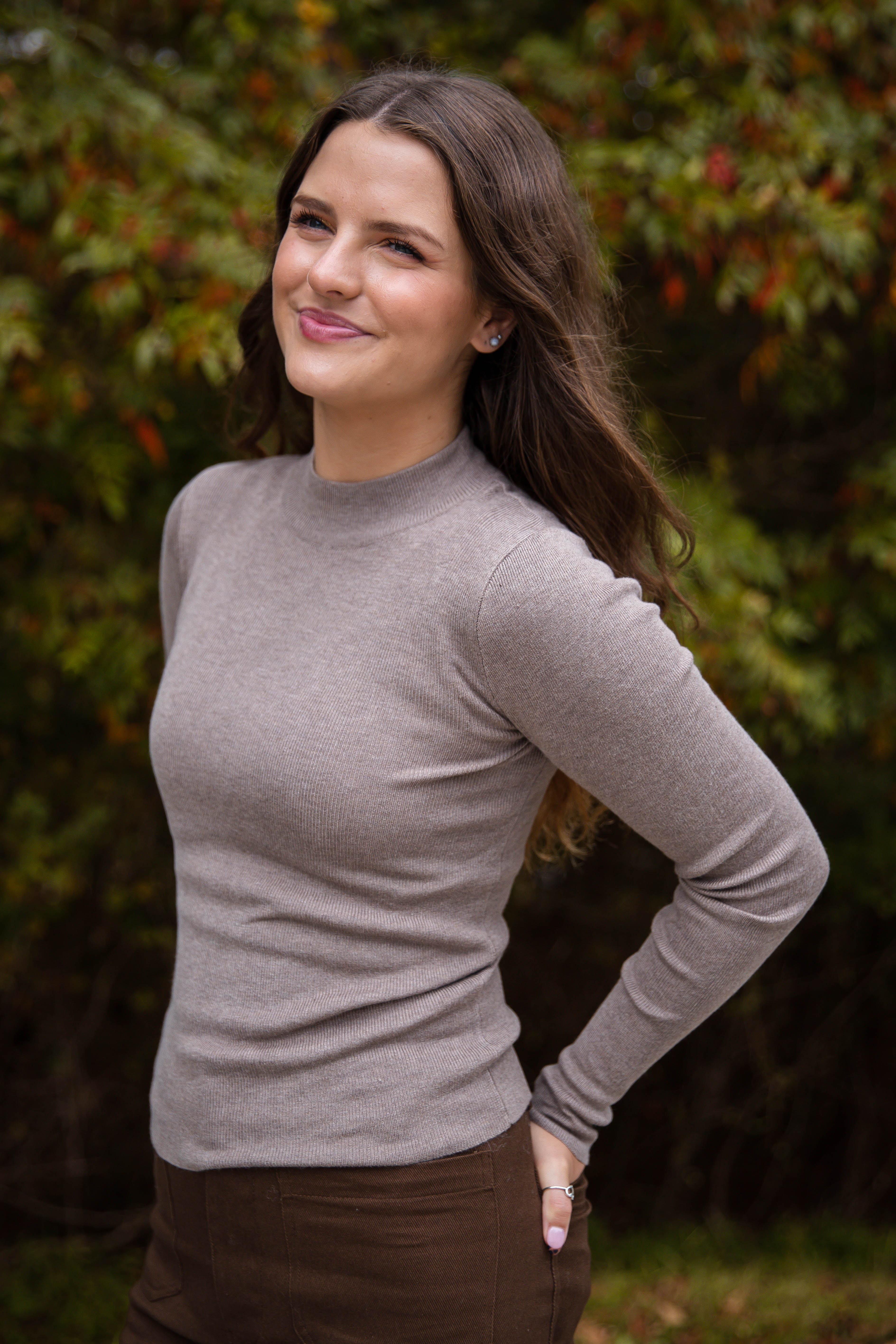 FINAL SALE: Underneath This Persona Ribbed Top-Mocha