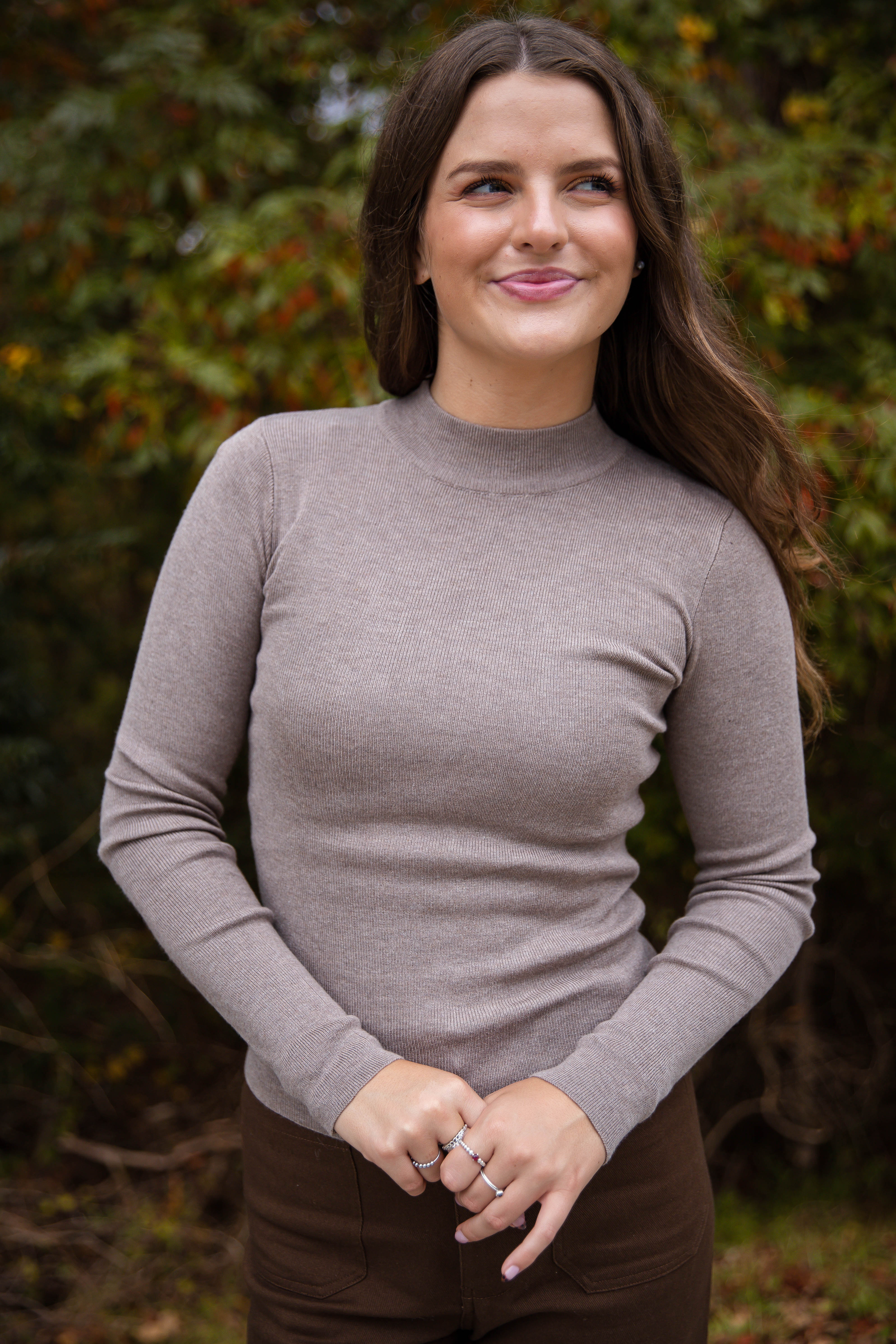 FINAL SALE: Underneath This Persona Ribbed Top-Mocha