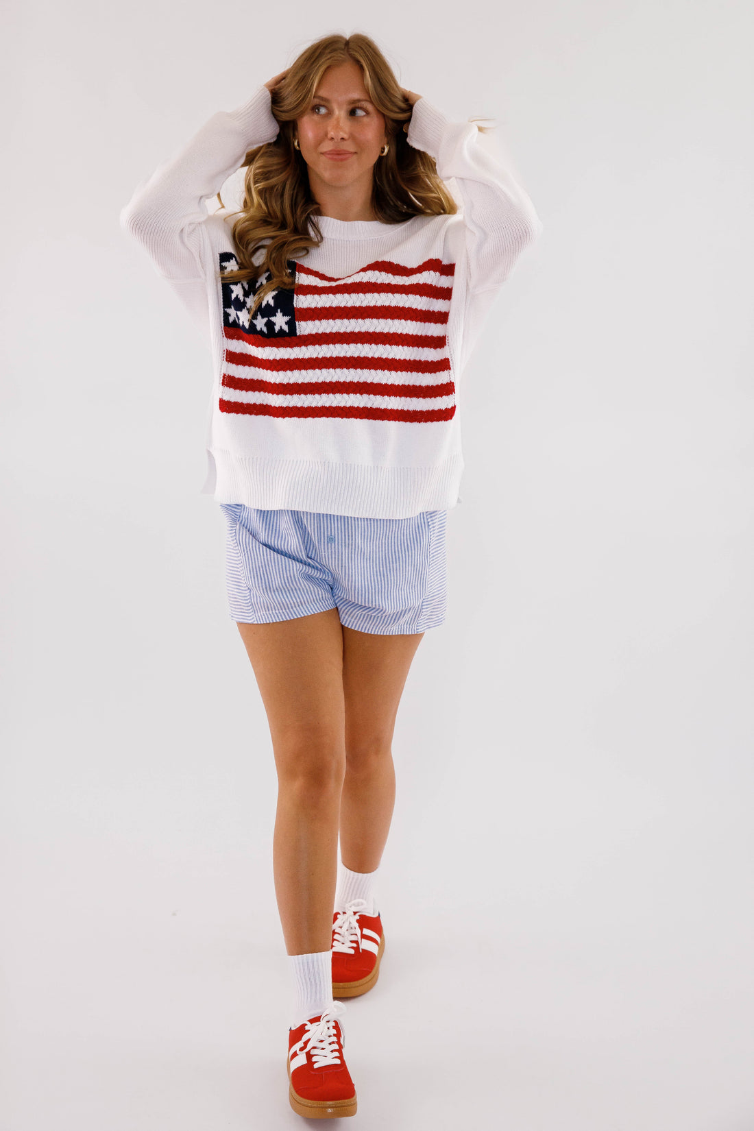 Under The Stars Sweater-White