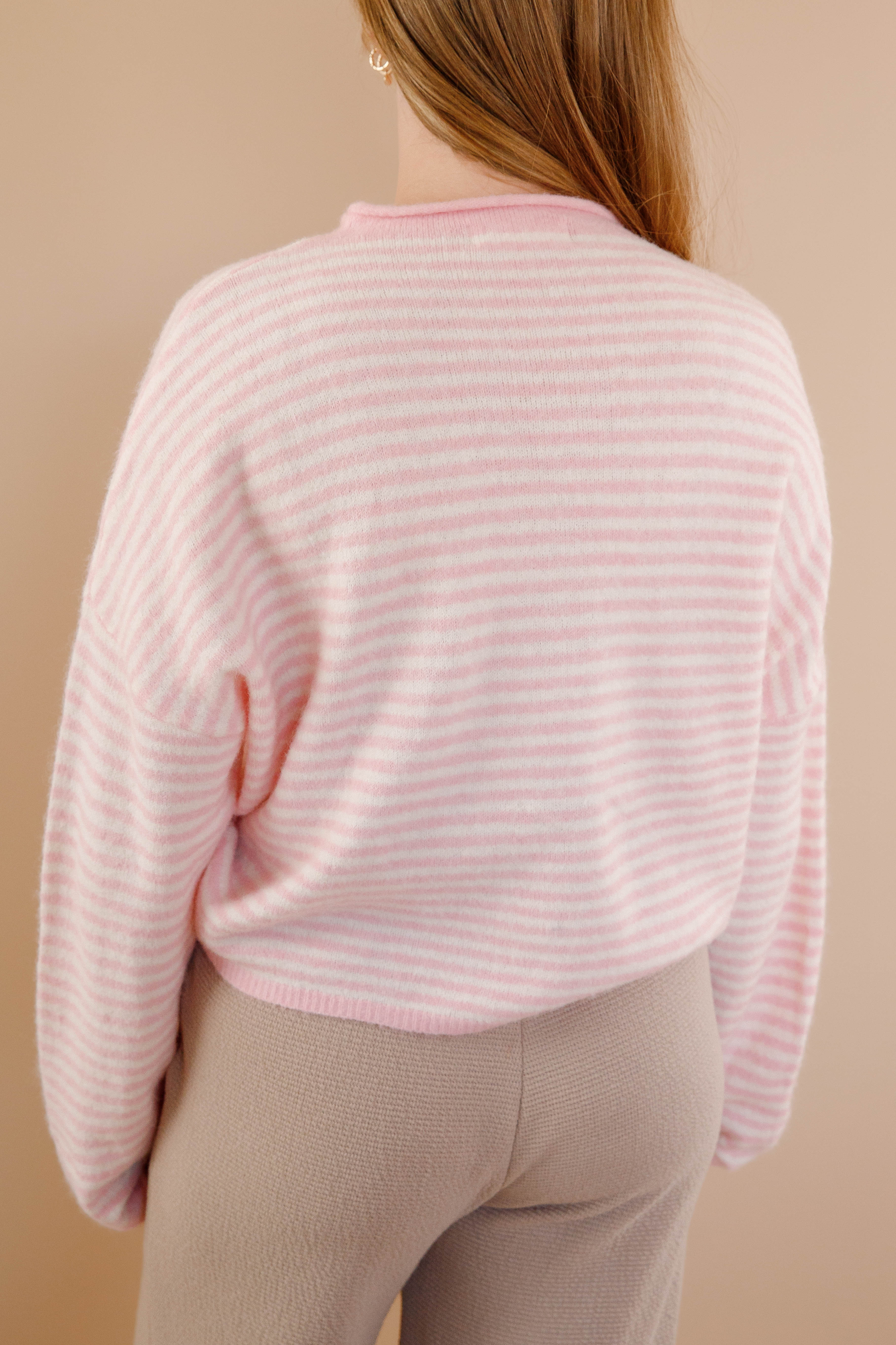 Take One More Look Cardigan-Blush