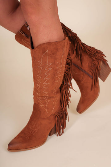 Cassadee Fringe Western Boots