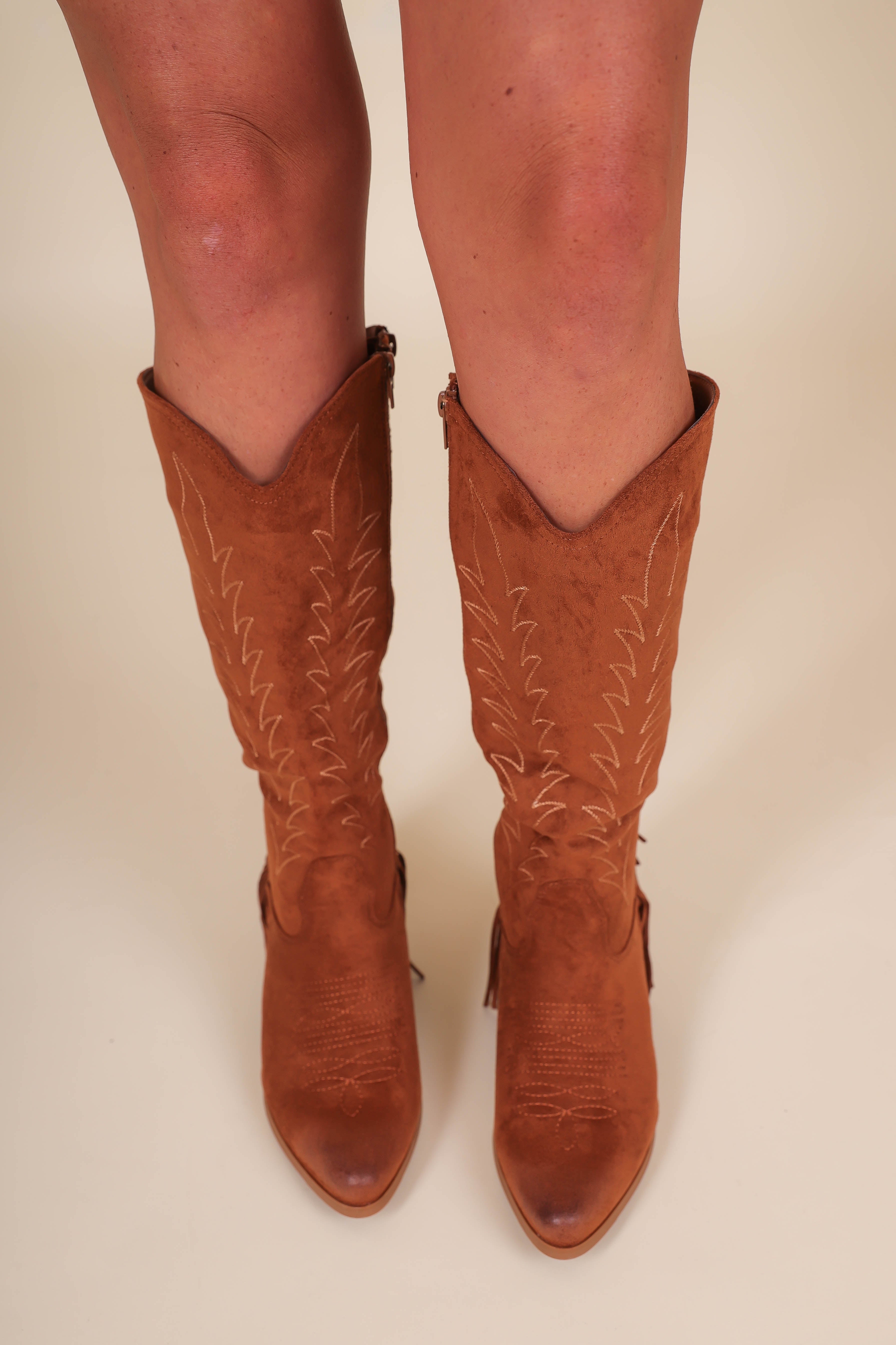 Cassadee Fringe Western Boots