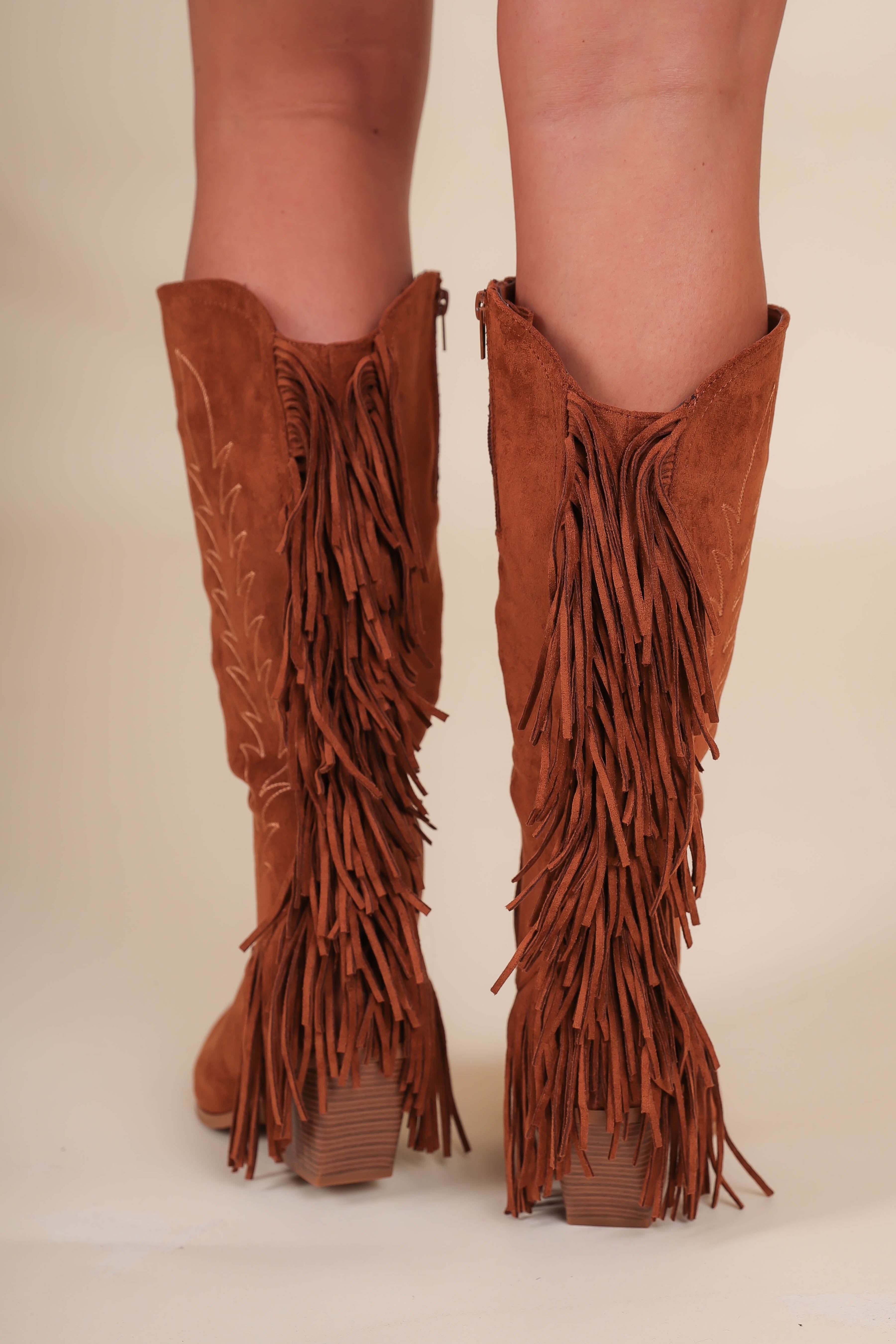 Cassadee Fringe Western Boots