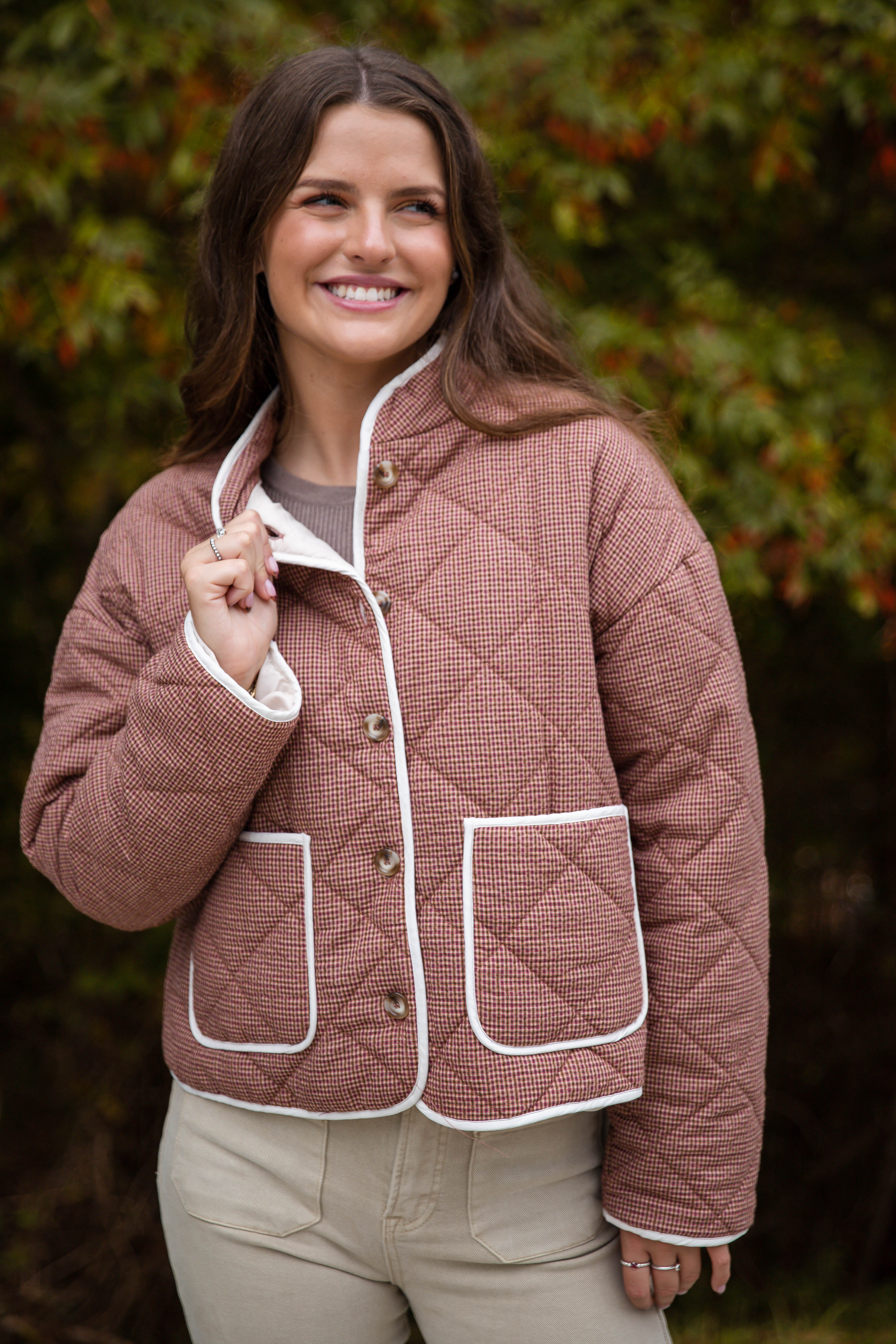 Finding the Answers Quilted Jacket