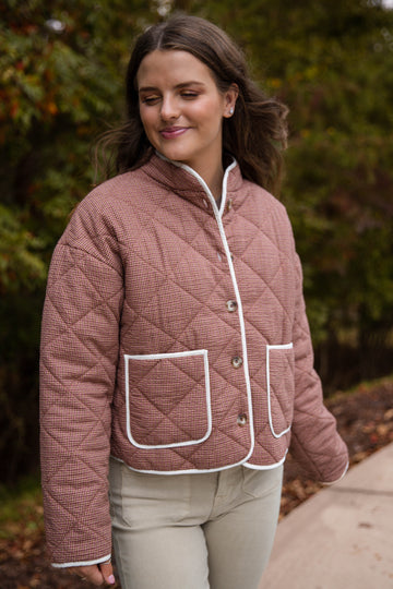 Finding the Answers Quilted Jacket