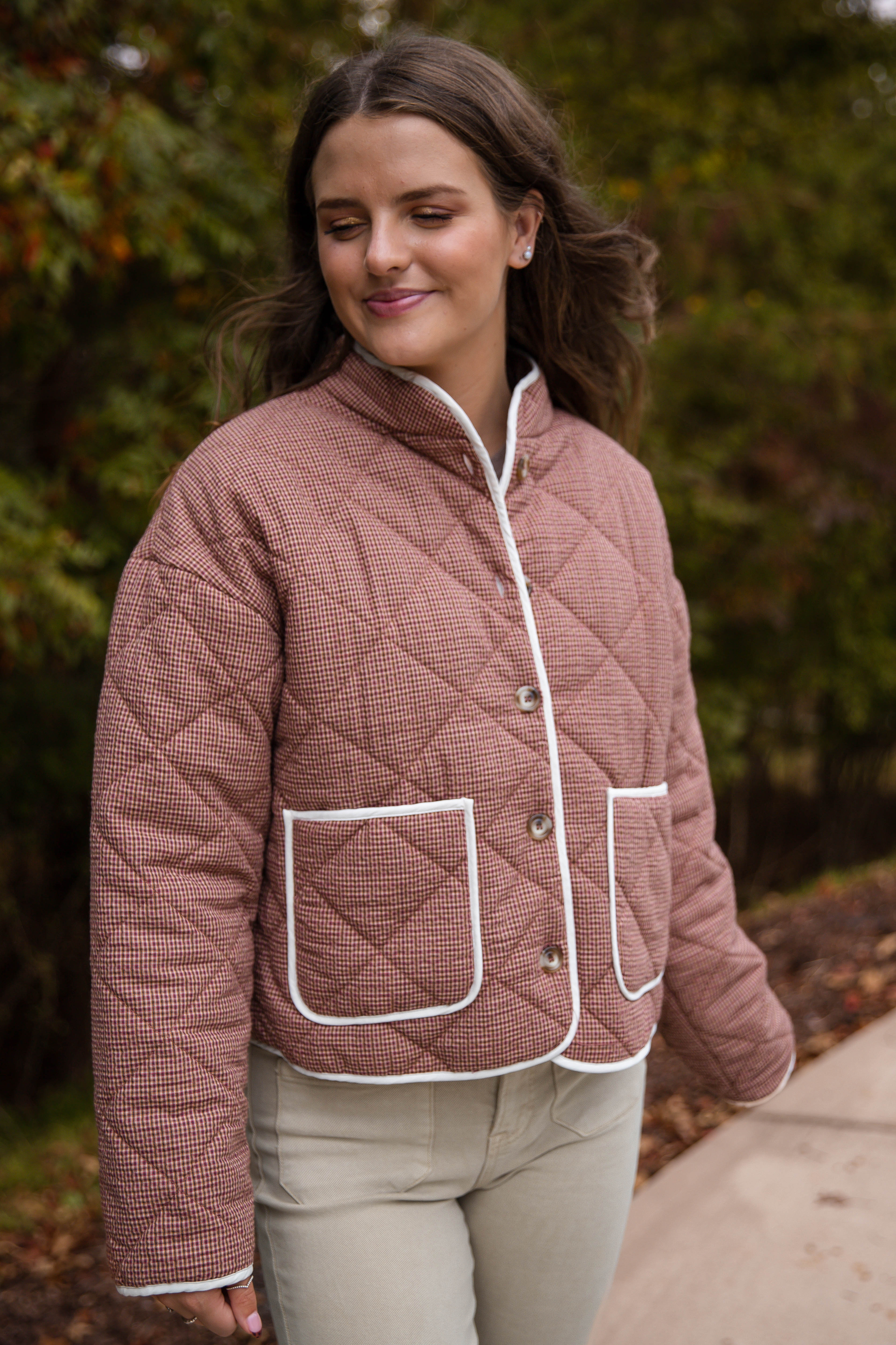 Finding the Answers Quilted Jacket