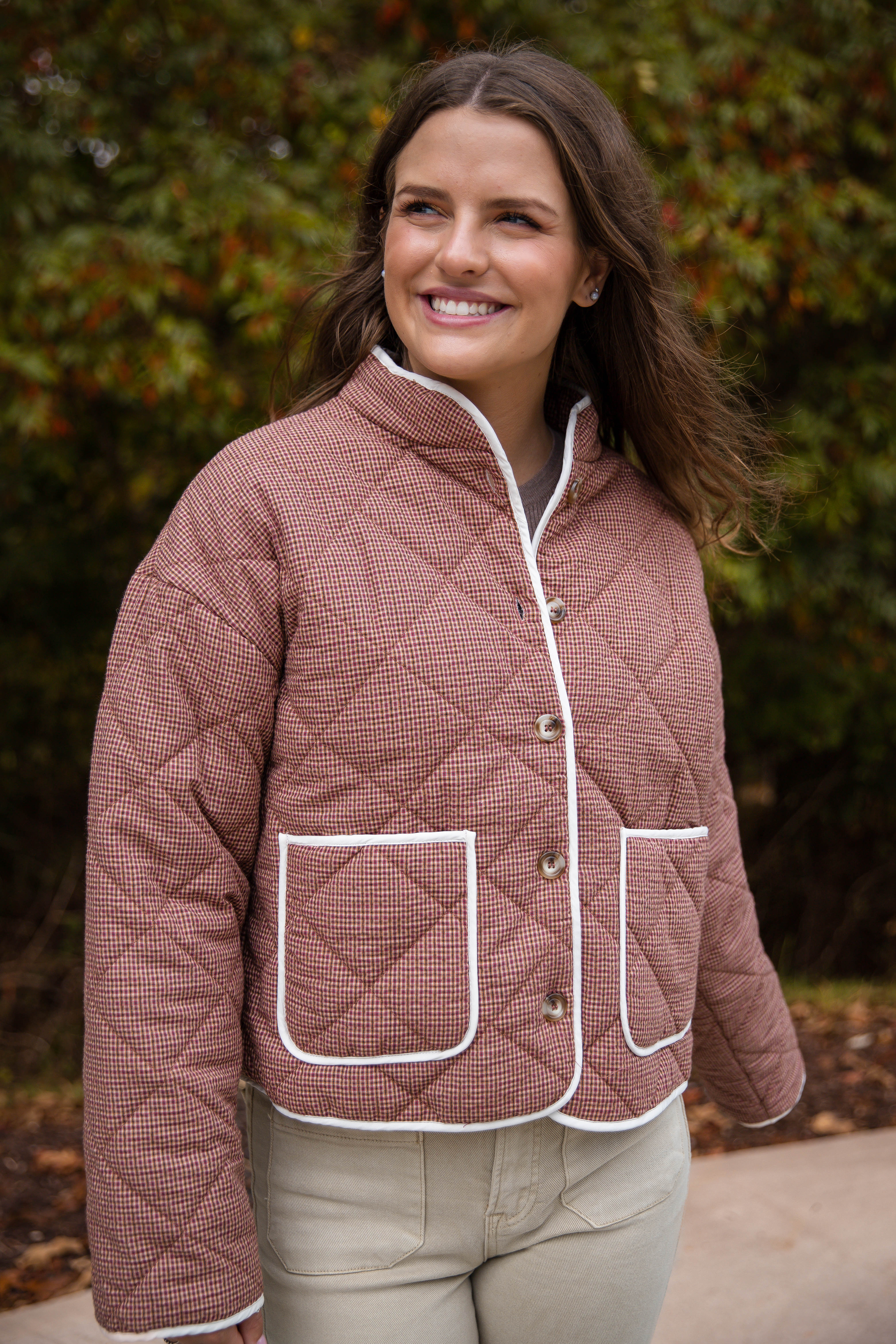 Finding the Answers Quilted Jacket