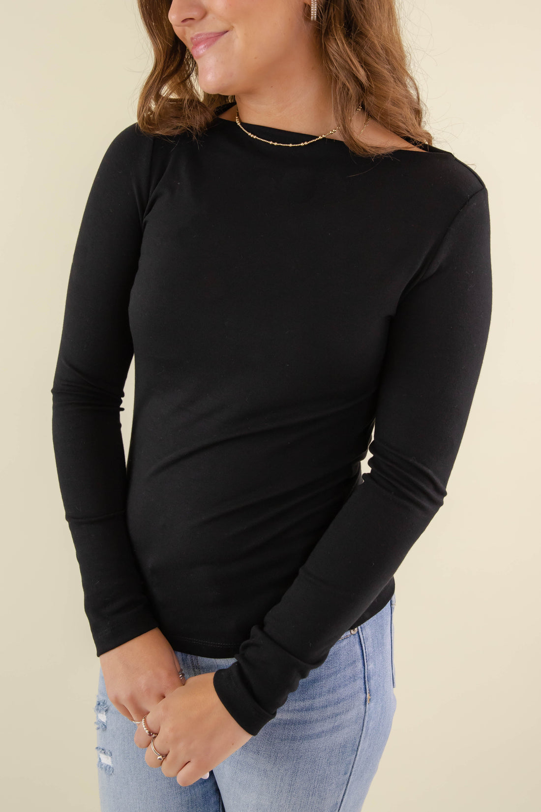 FINAL SALE: Comfortable Charm Top-Black