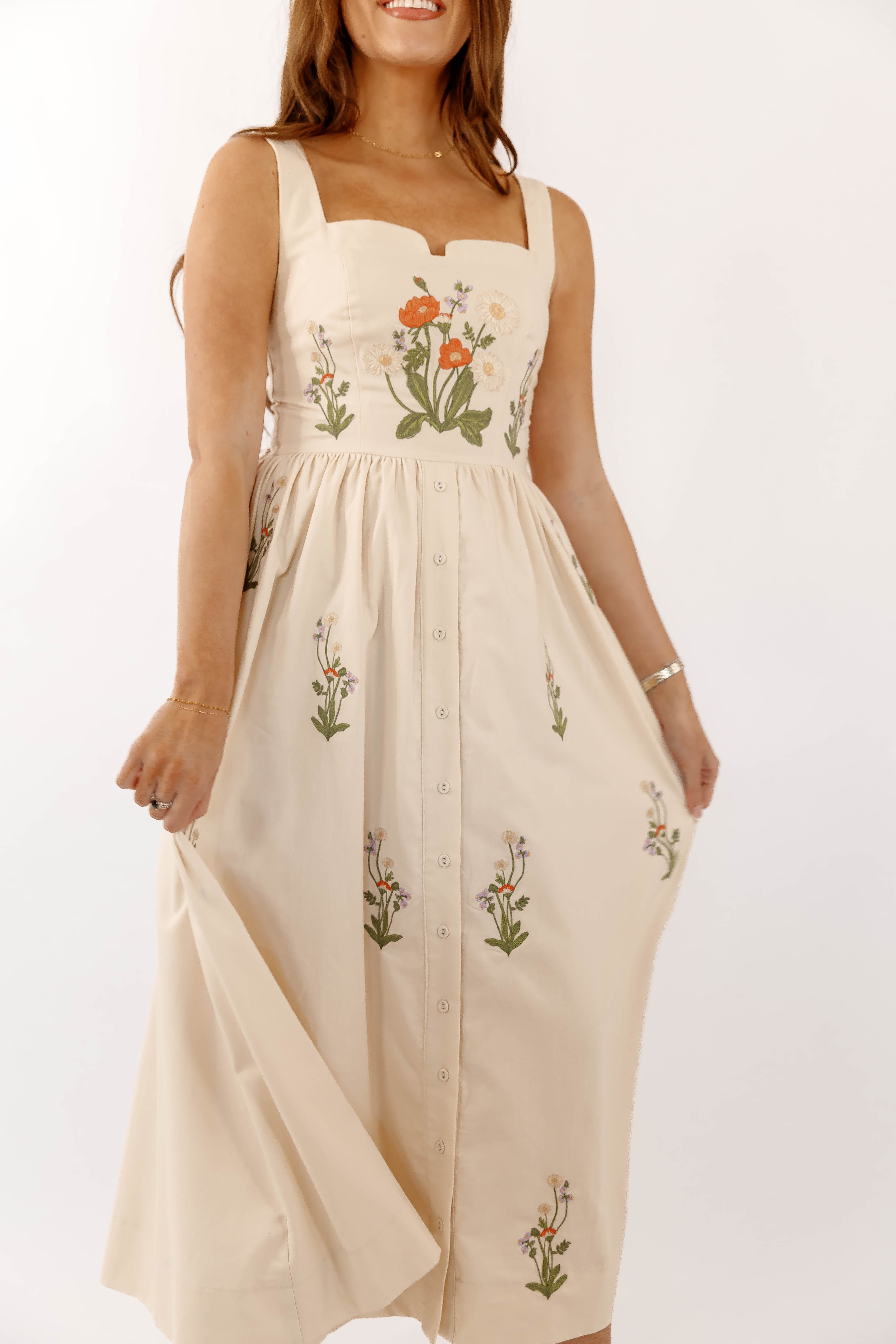 Seeds of Hope Midi Dress