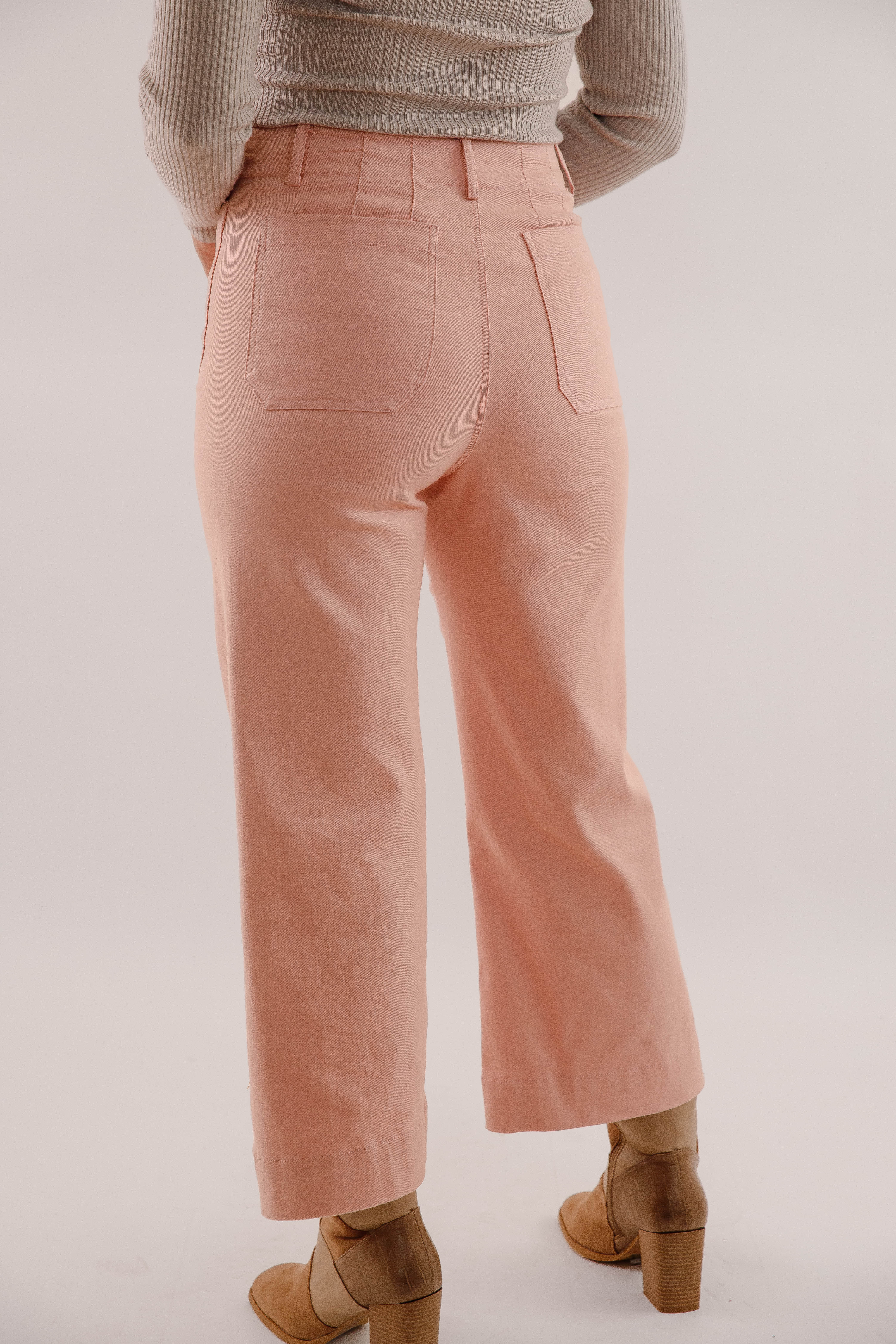 Taking A Pause Denim-Pink