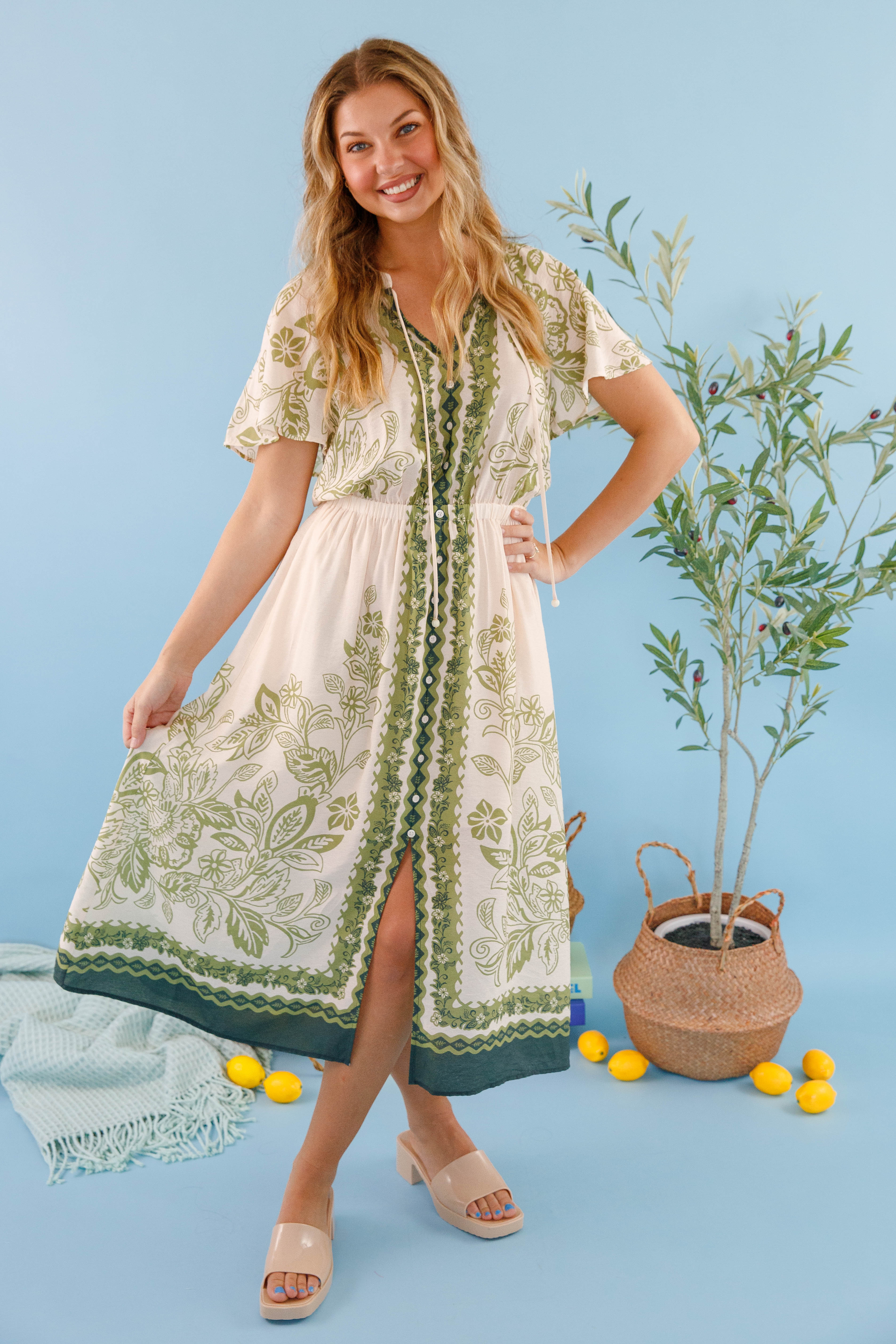 Step Into Summer Midi Dress